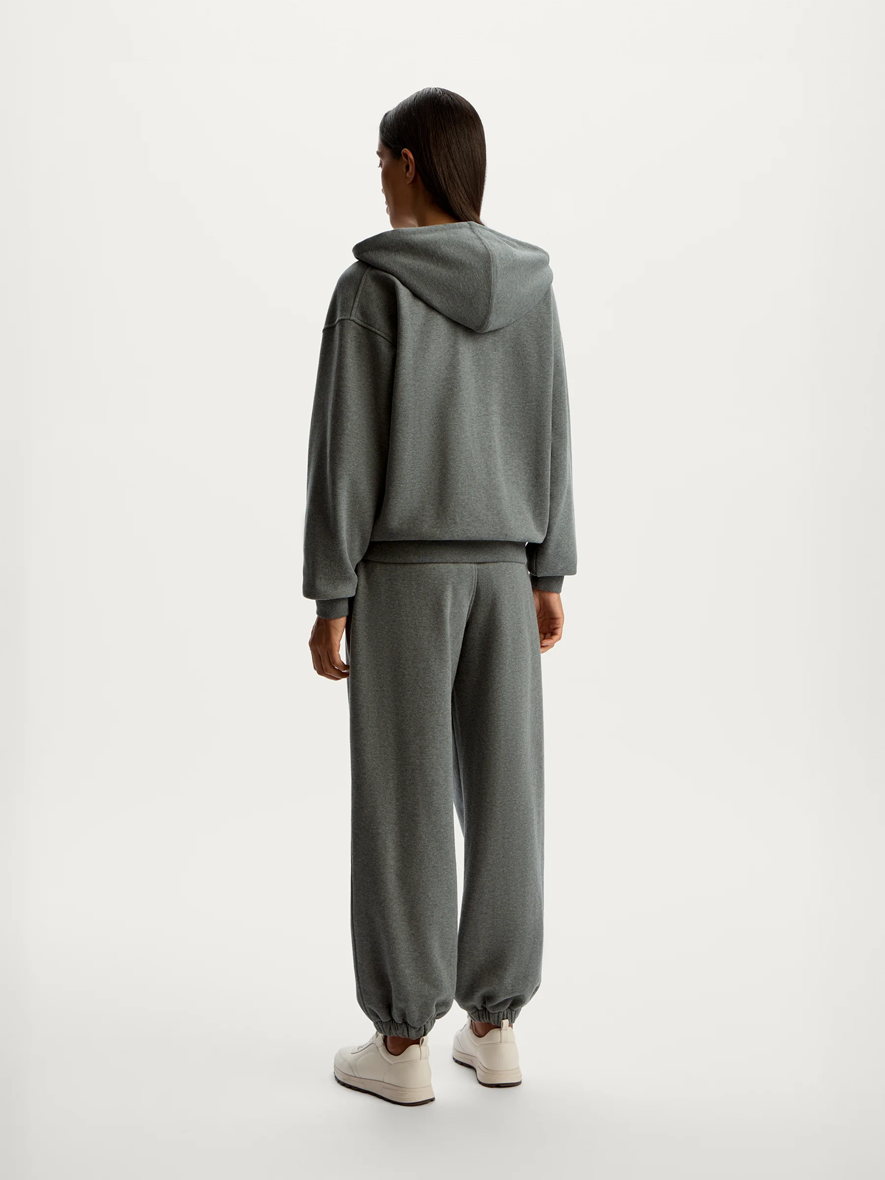 Melange terry trousers - Image 6