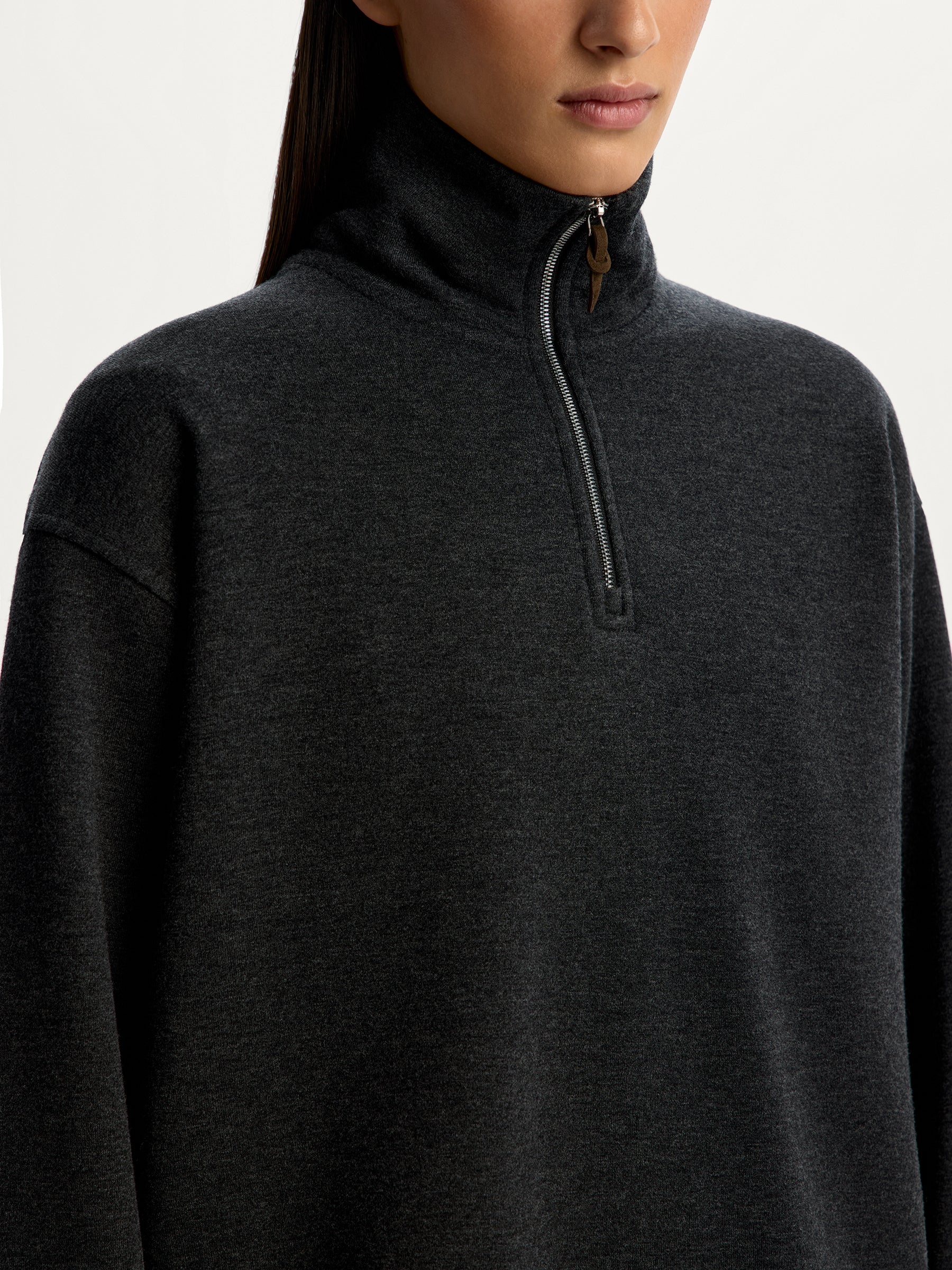 Melange wool-blend sweatshirt - Image 3