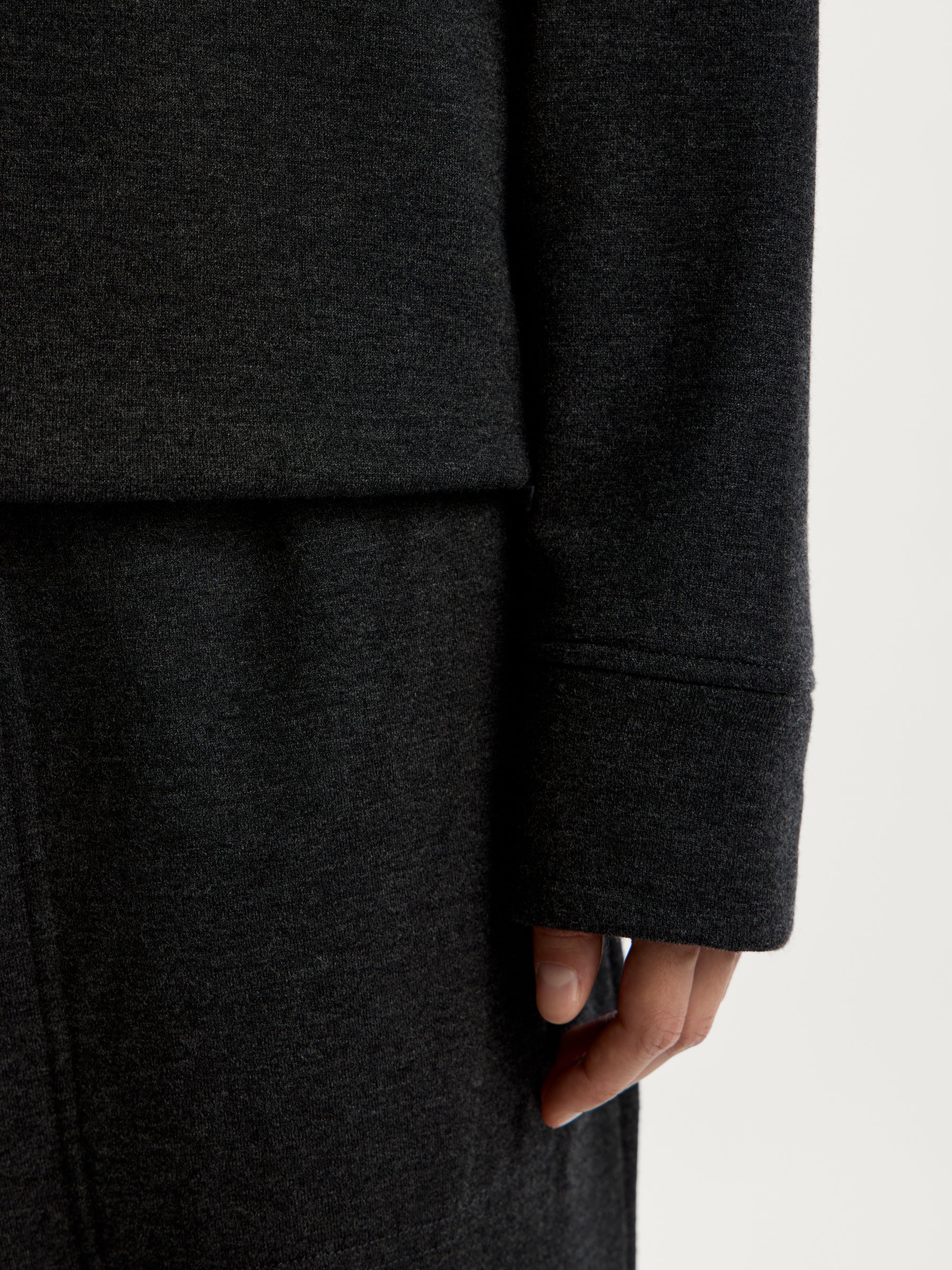 Melange wool-blend sweatshirt - Image 5