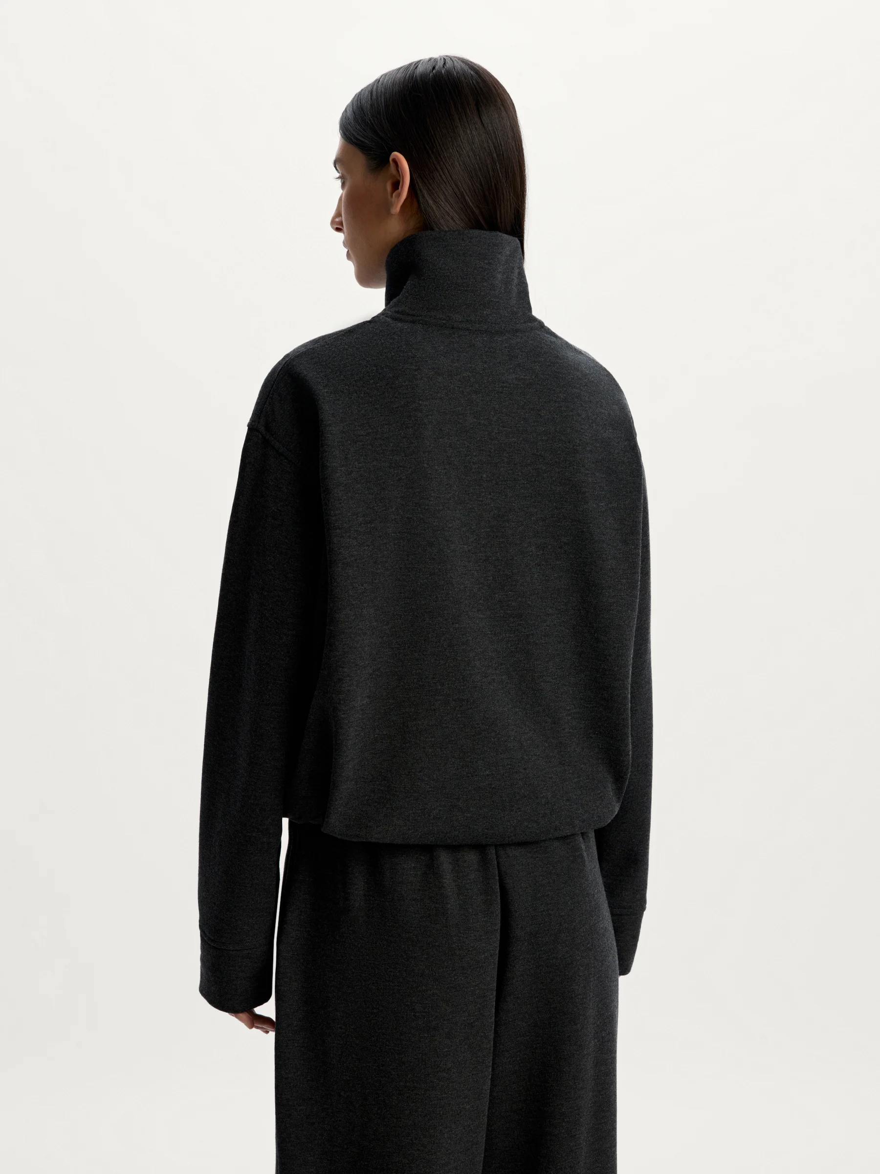 Melange wool-blend sweatshirt - Image 6