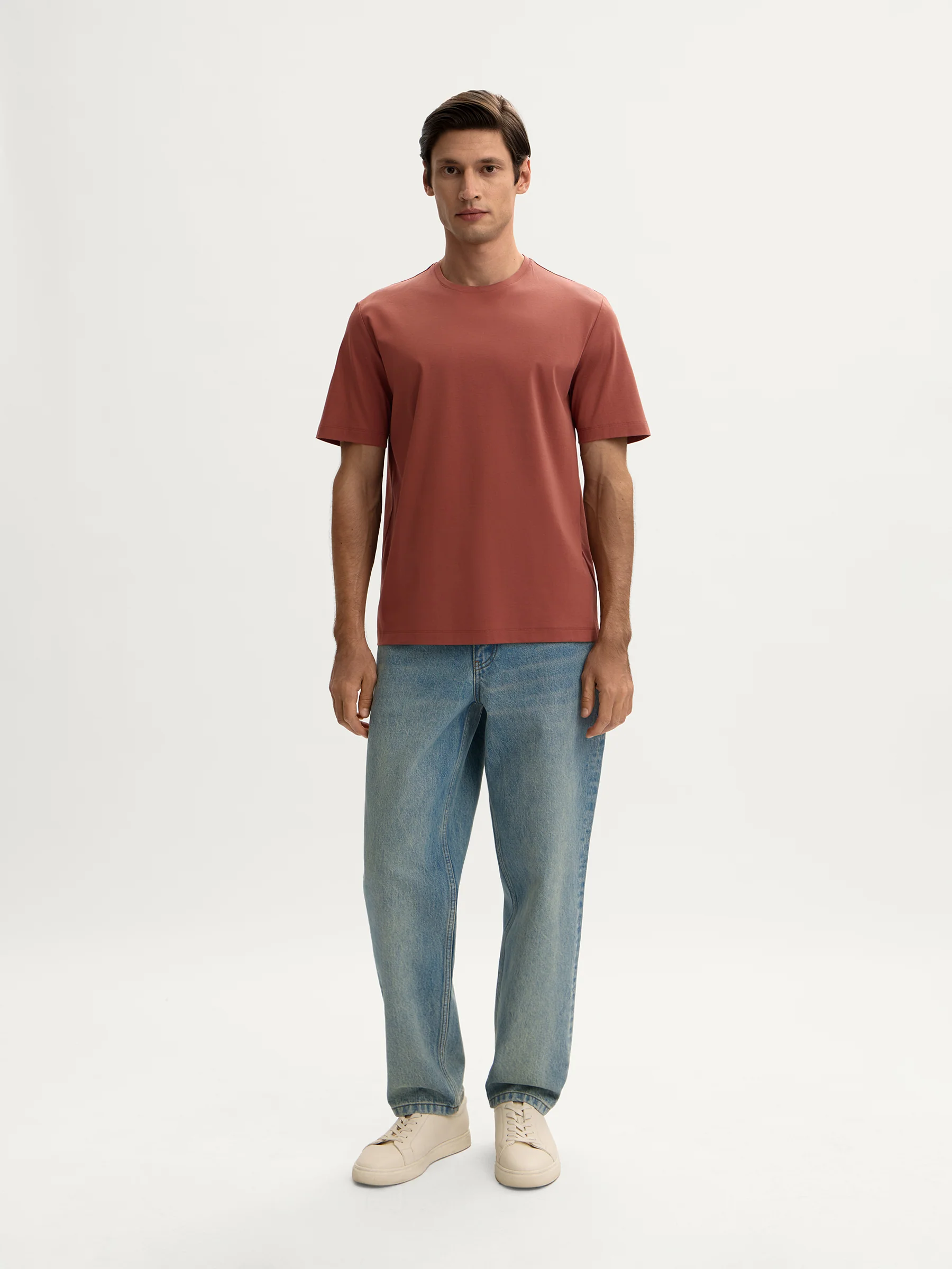 Mercerised cotton T-shirt - Image 2