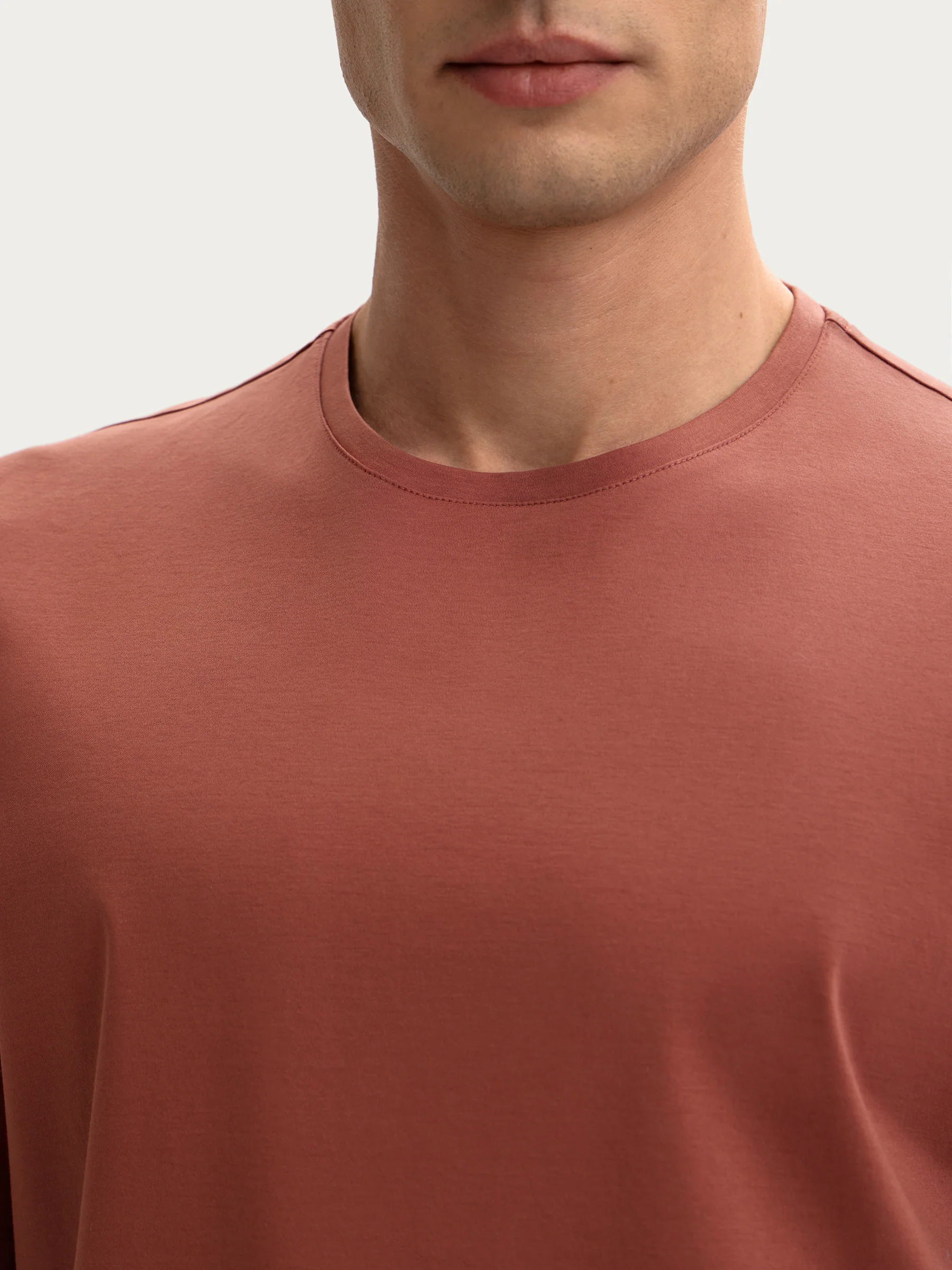 Mercerised cotton T-shirt - Image 3