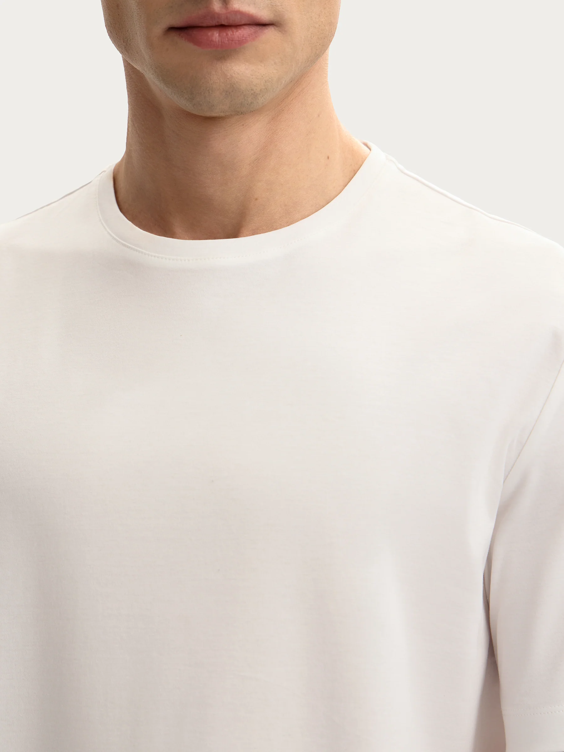 Mercerised cotton T-shirt - Image 3