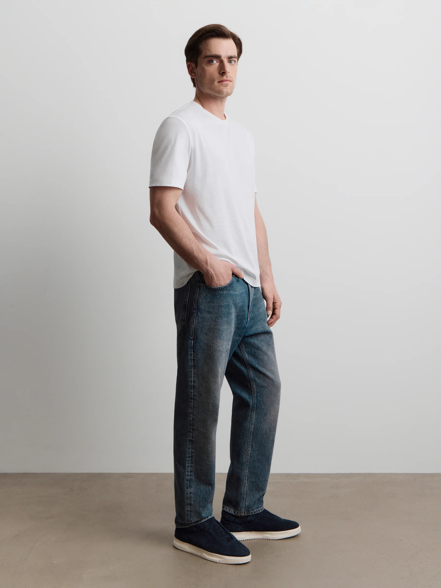 Mercerised cotton T-shirt - Image 3