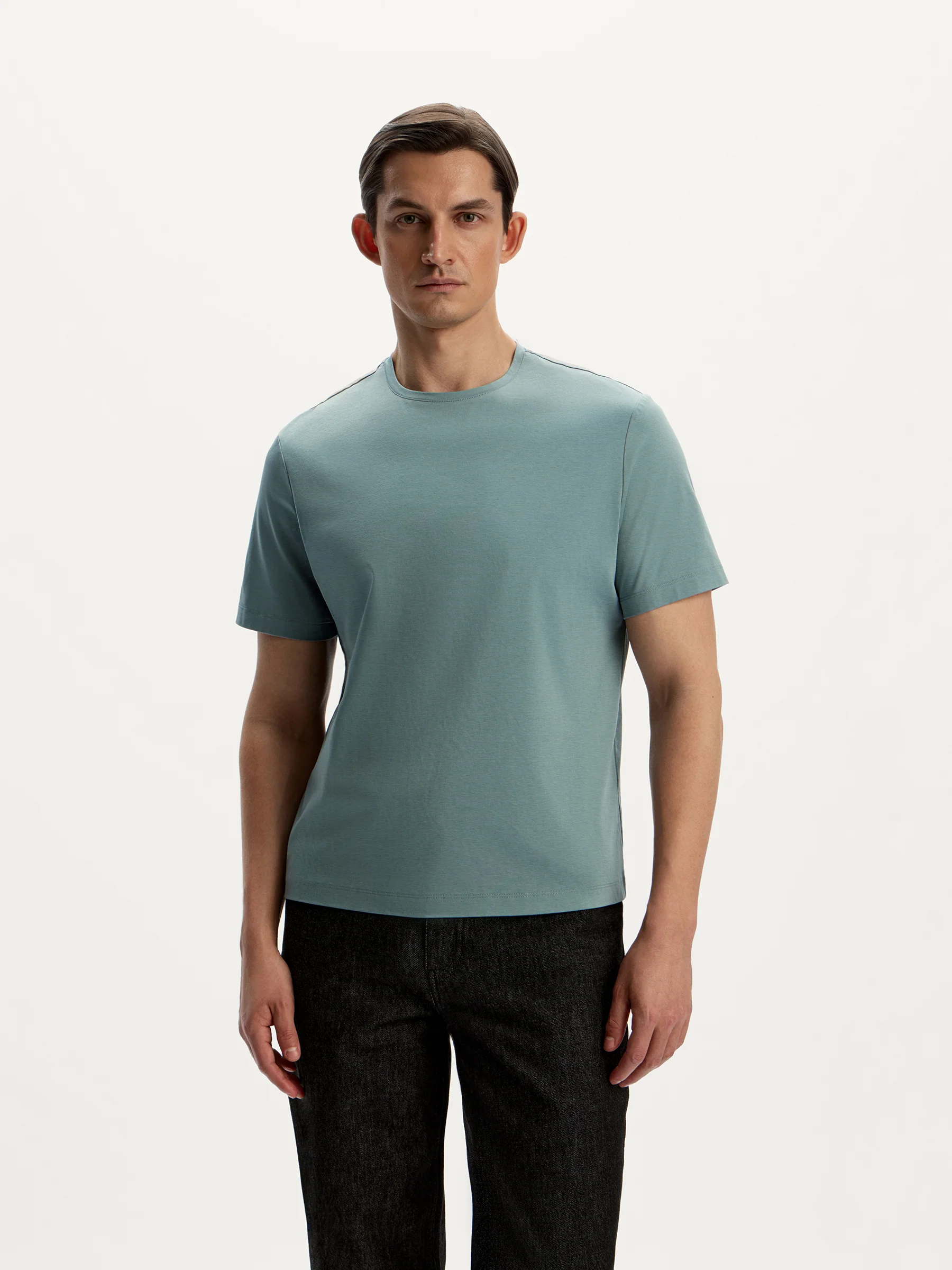 Mercerised cotton T-shirt