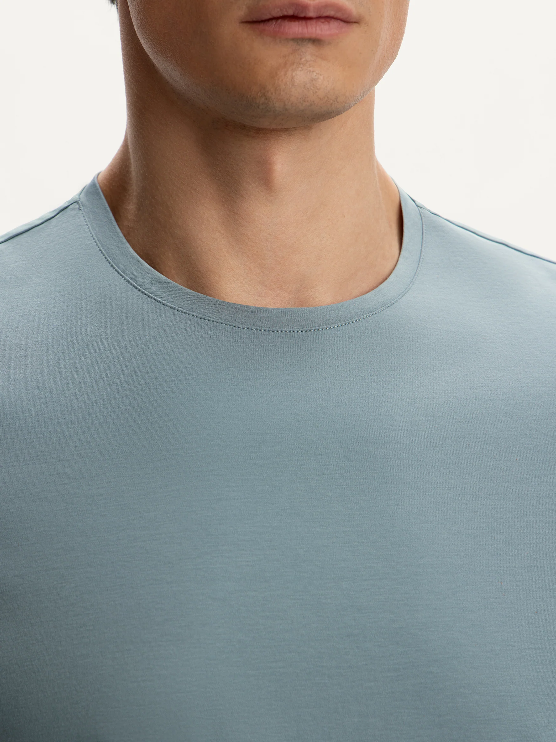Mercerised cotton T-shirt - Image 3