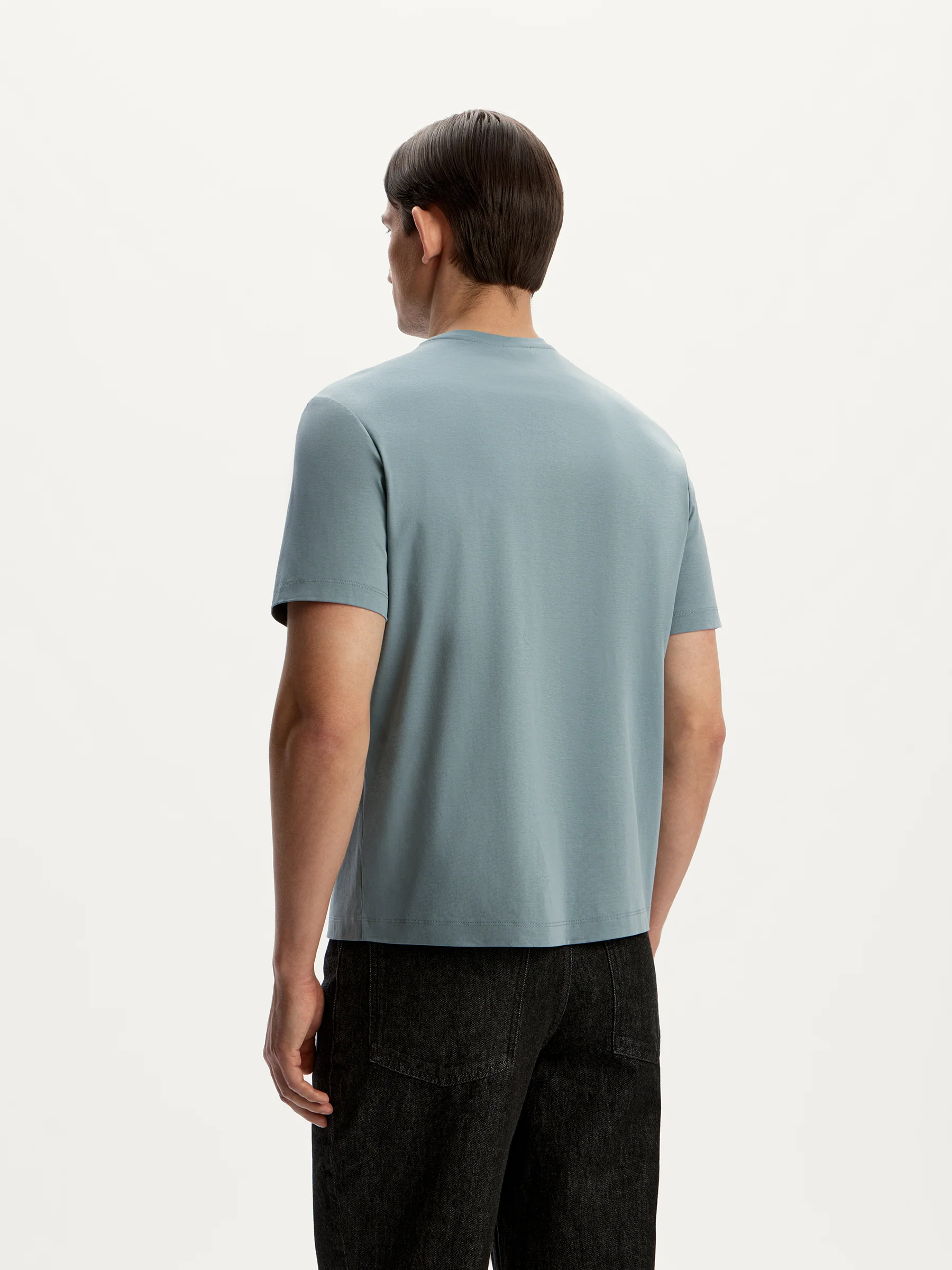 Mercerised cotton T-shirt - Image 5