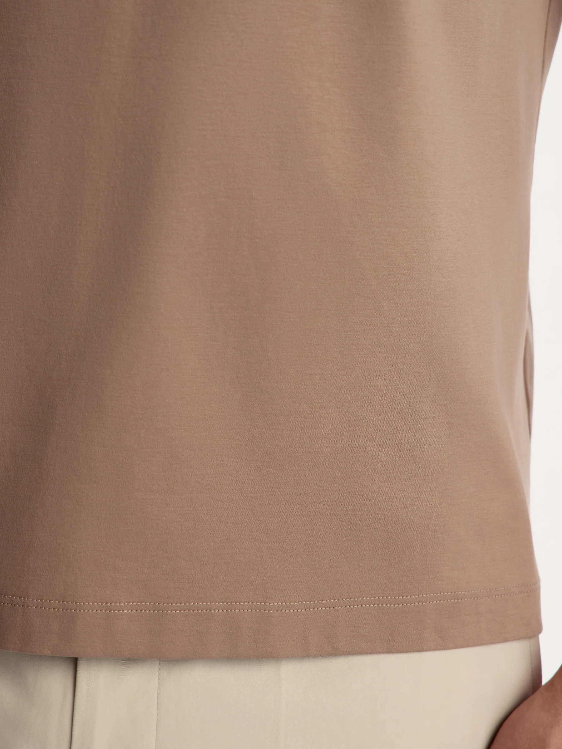 Mercerised cotton T-shirt - Image 4
