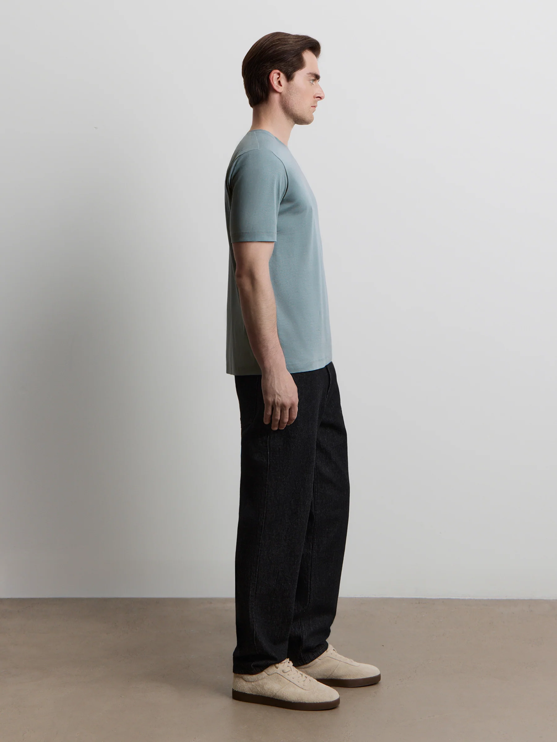 Mercerised cotton T-shirt - Image 3