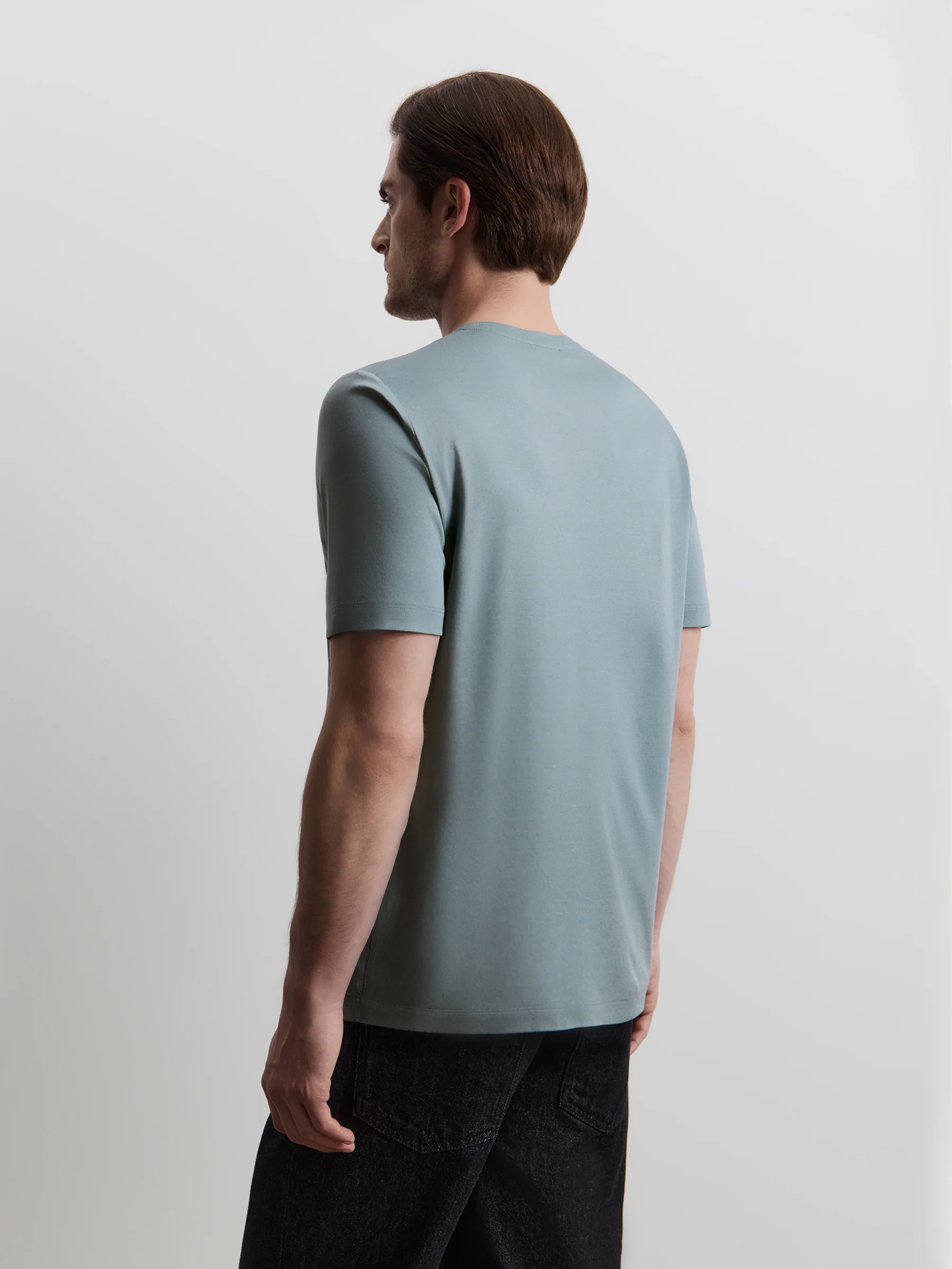 Mercerised cotton T-shirt - Image 5
