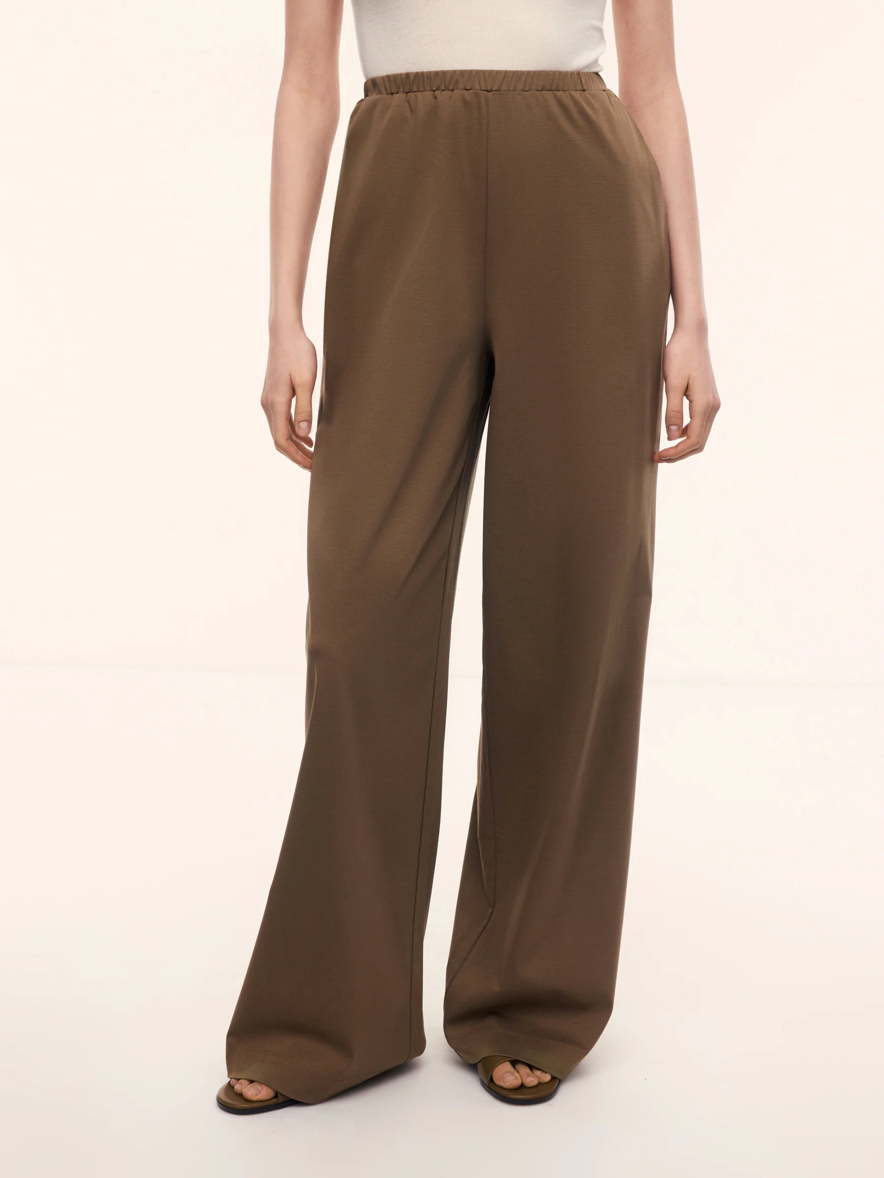 Mercerised cotton trousers - Image 3