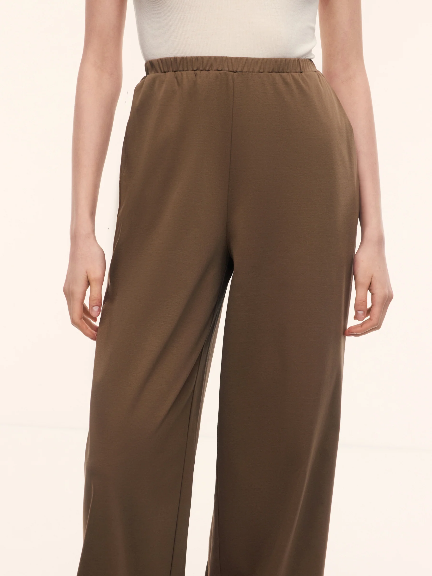 Mercerised cotton trousers - Image 4