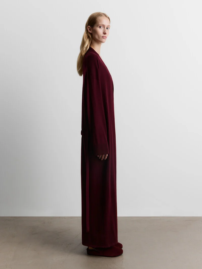 Merino-cashmere long cardigan - Image 3