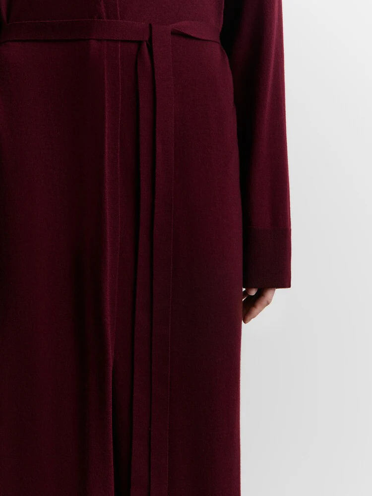 Merino-cashmere long cardigan - Image 5