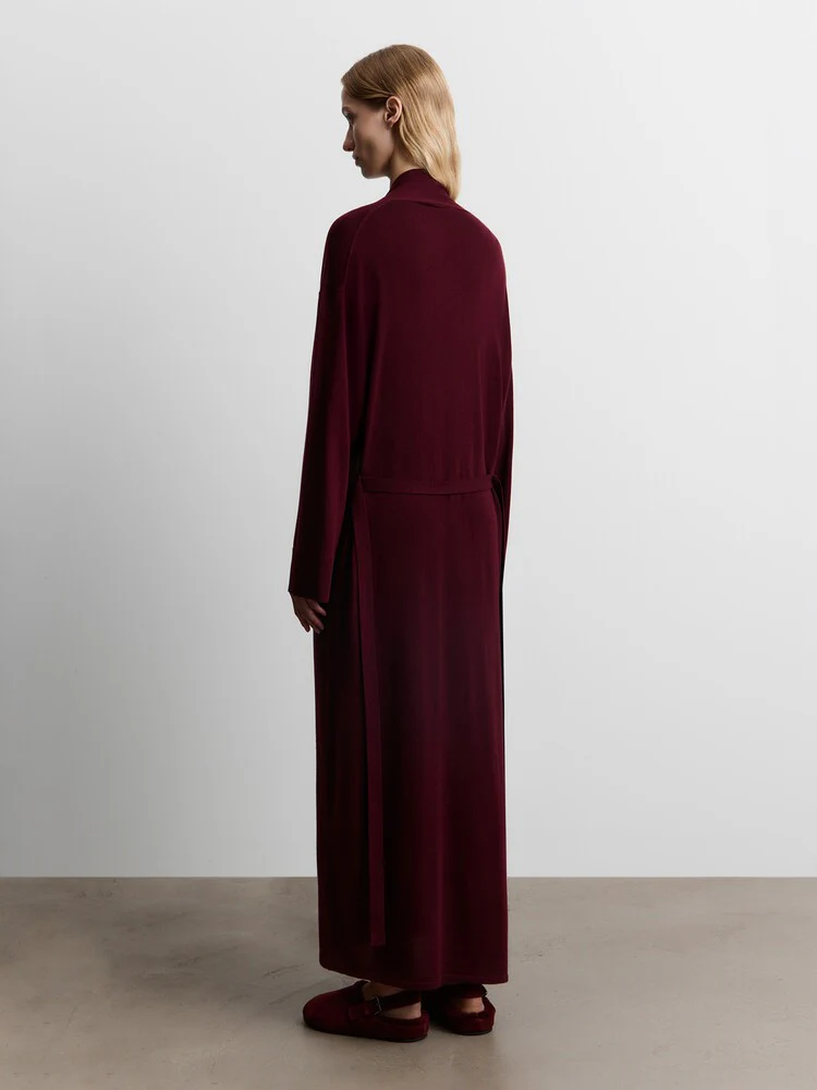 Merino-cashmere long cardigan - Image 6