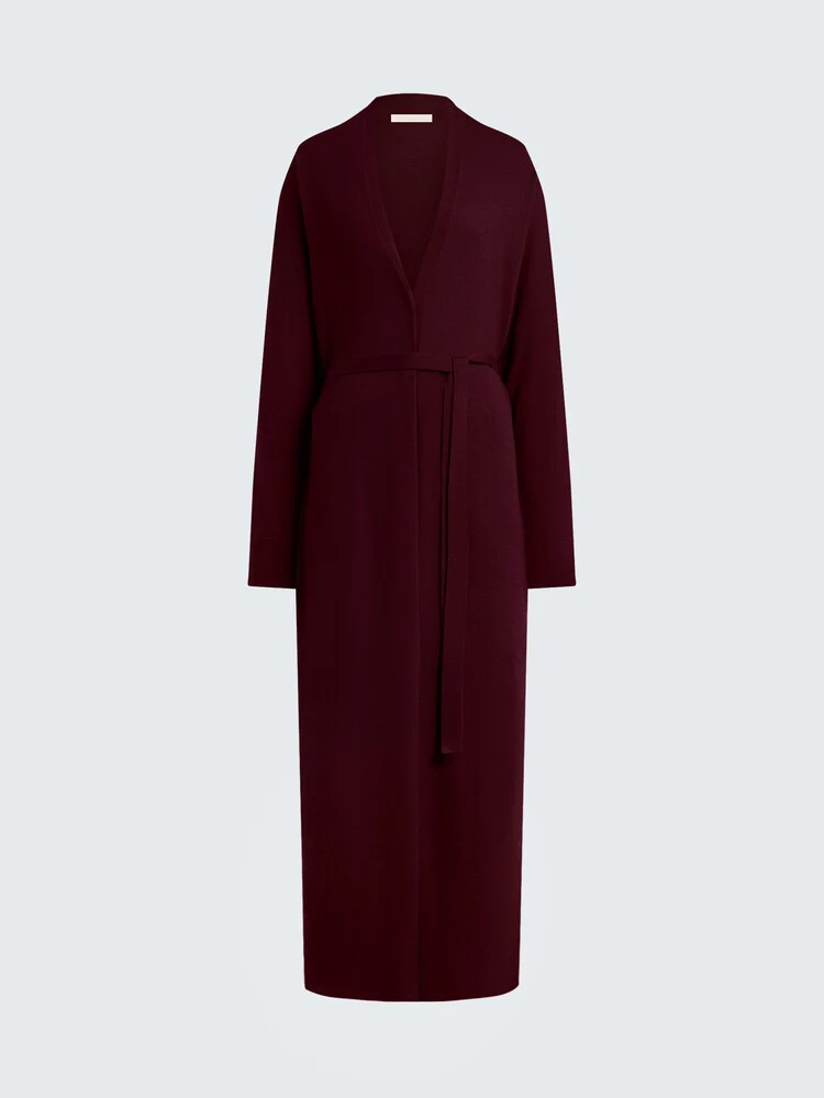 Merino-cashmere long cardigan - Image 7