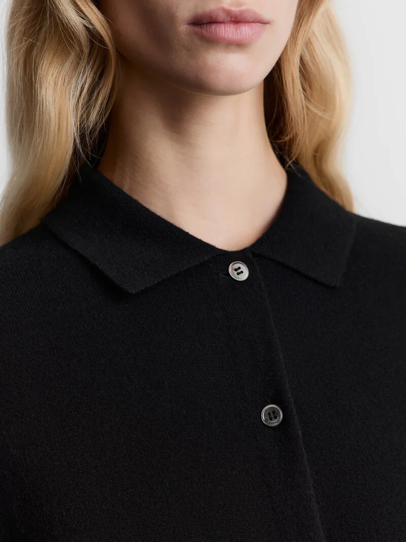 Merino-cashmere shirt dress - Image 4