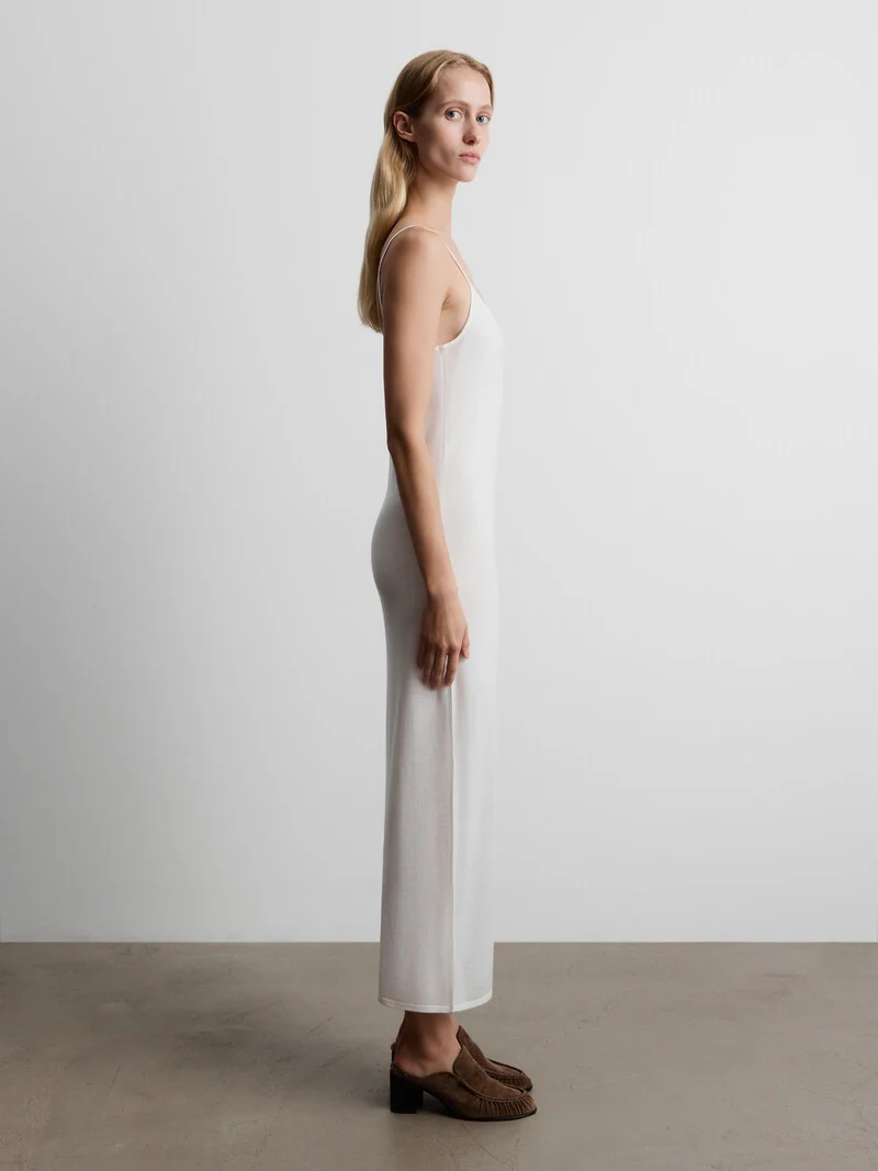 Merino-cashmere slip dress - Image 3