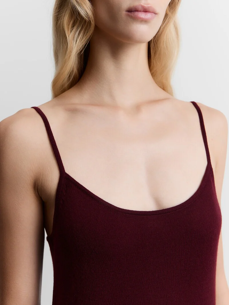 Merino-cashmere slip dress - Image 4