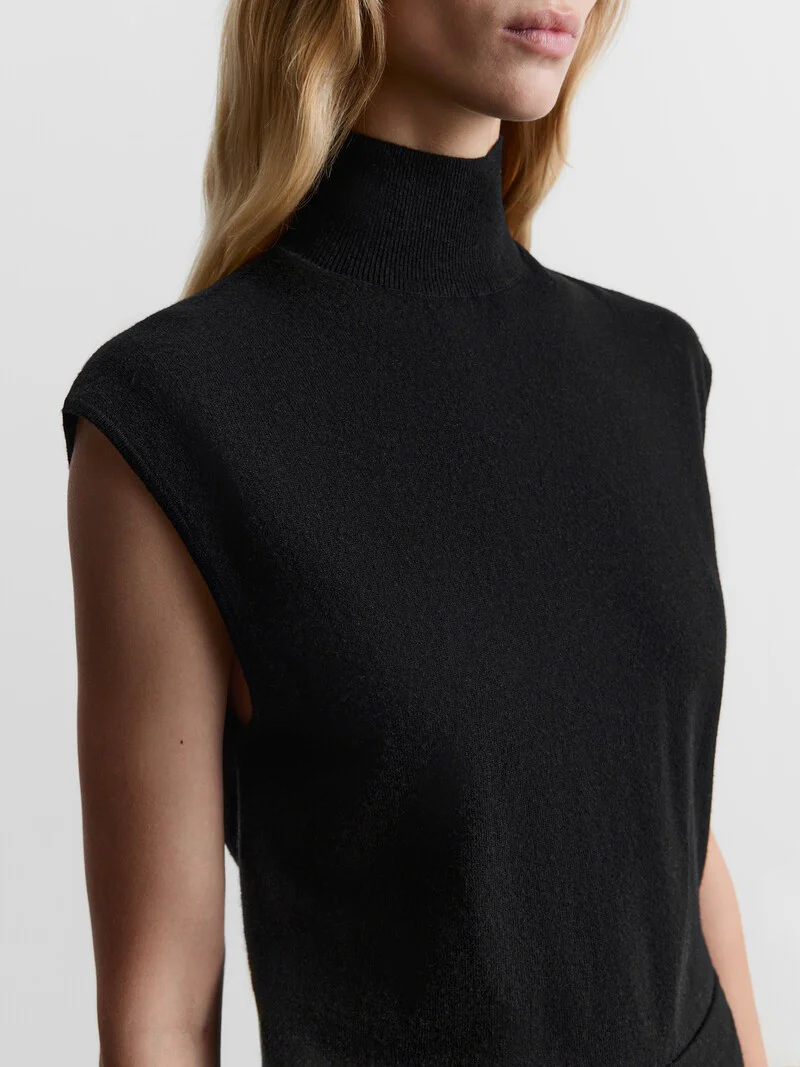Merino-cashmere turtleneck top - Image 4