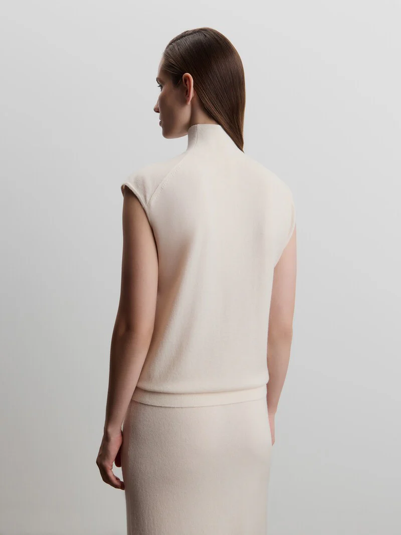 Merino-cashmere turtleneck top - Image 5