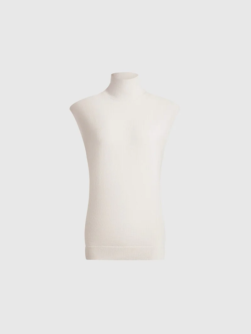 Merino-cashmere turtleneck top - Image 6