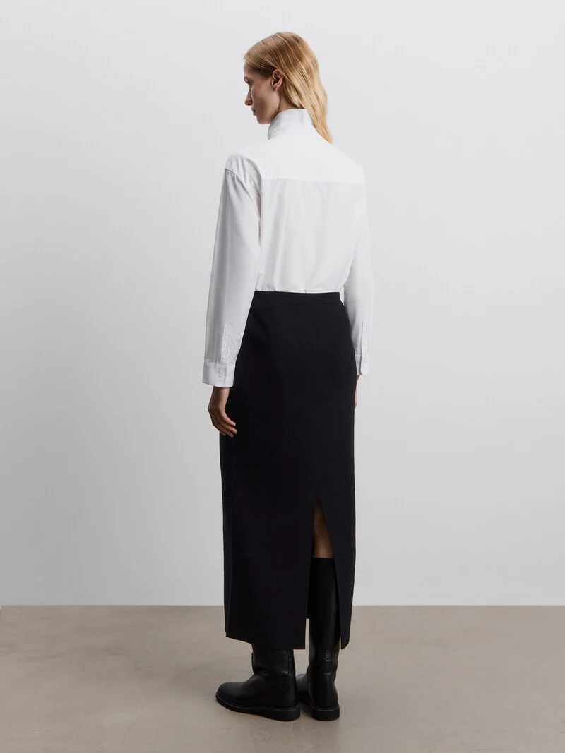 Merino-cotton skirt - Image 5