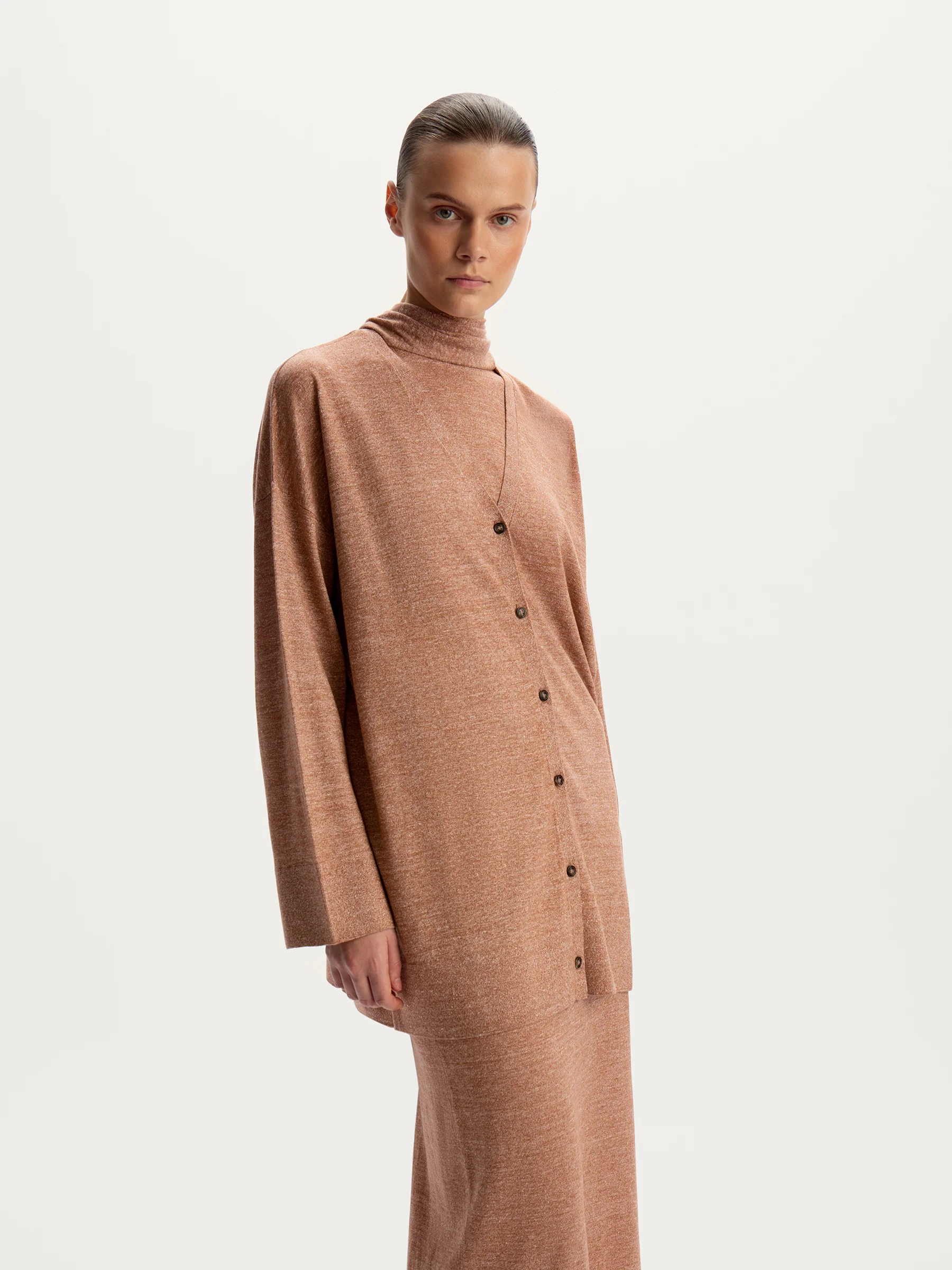 Merino-linen cardigan - Image 3