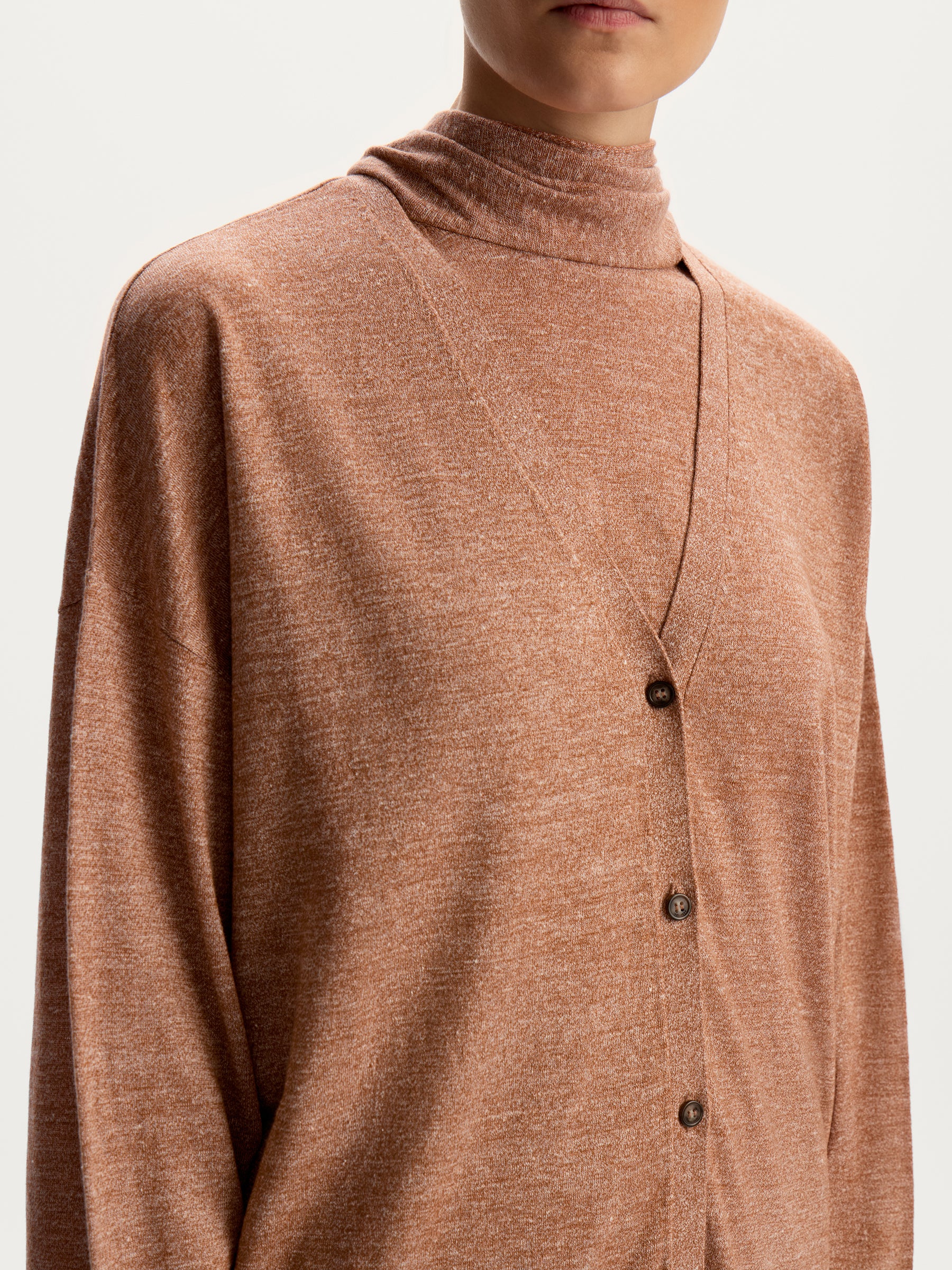 Merino-linen cardigan - Image 4