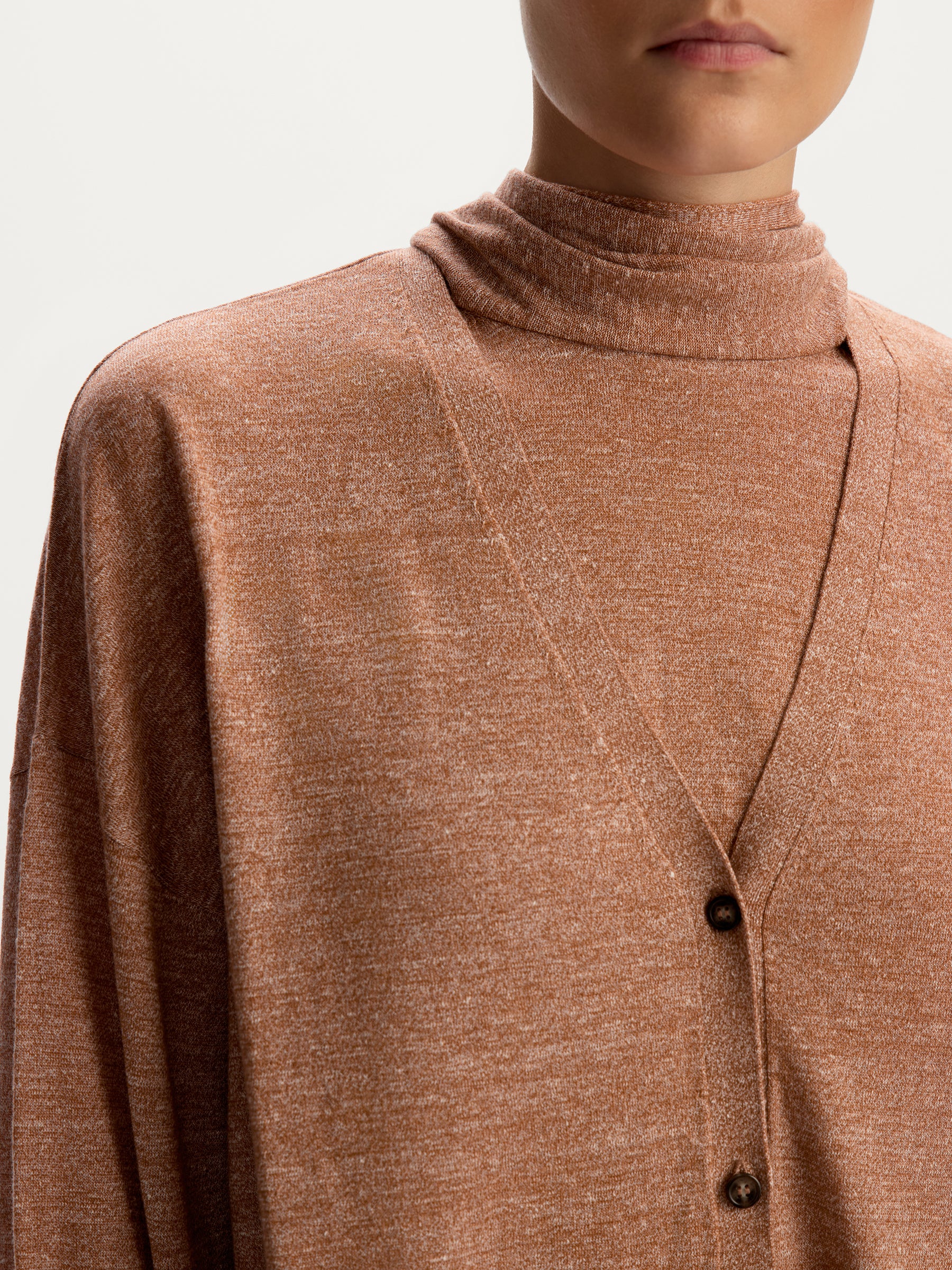 Merino-linen cardigan - Image 5