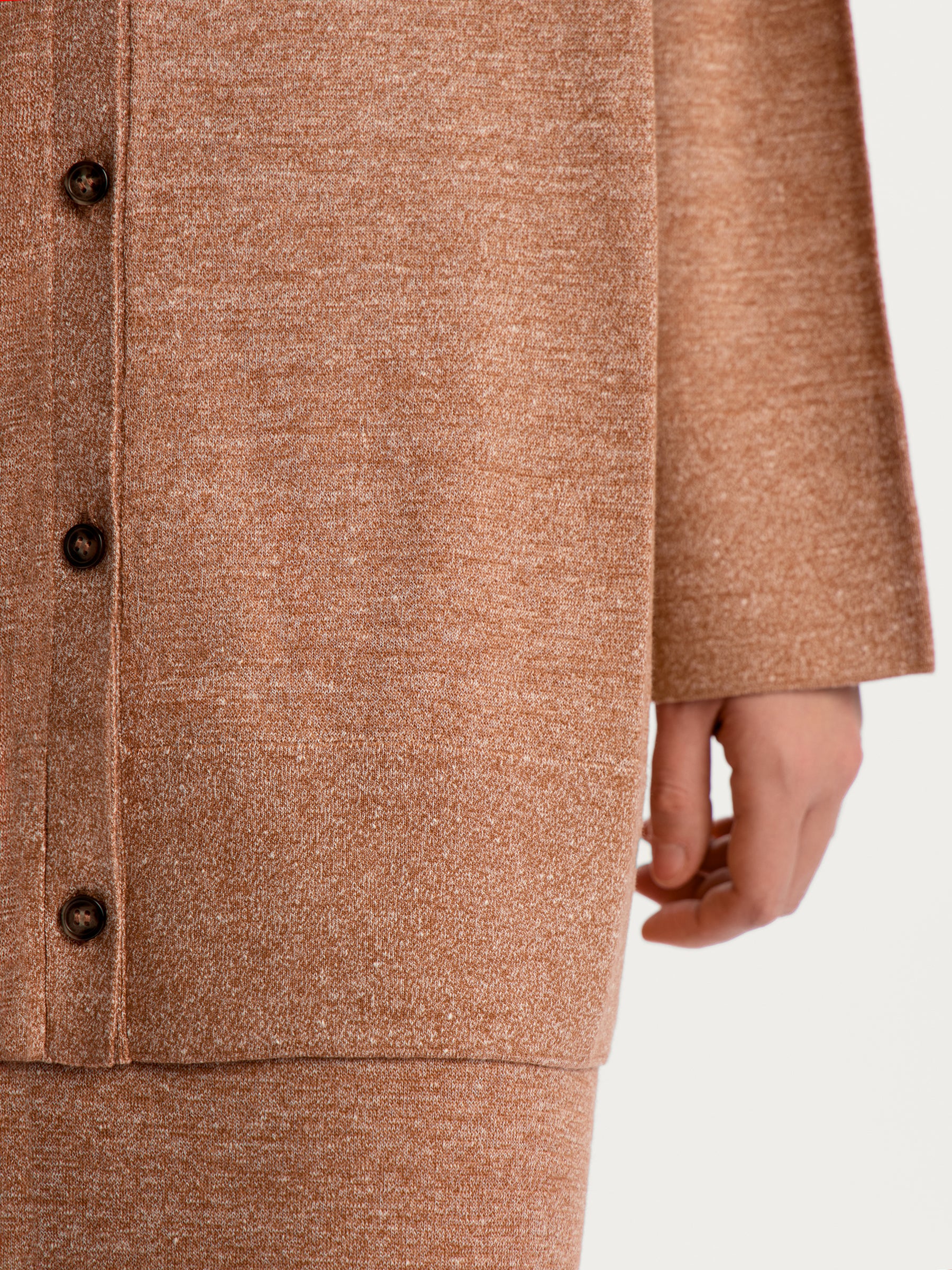 Merino-linen cardigan - Image 6