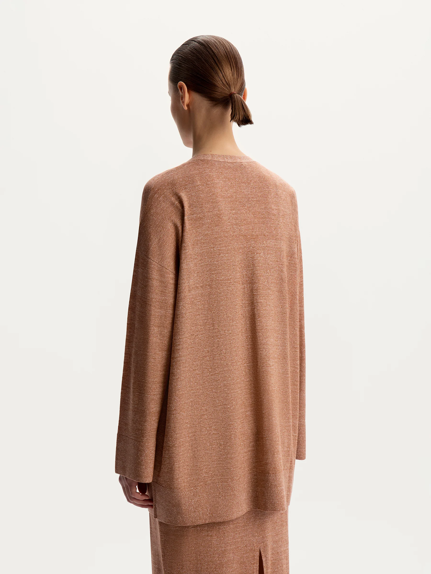 Merino-linen cardigan - Image 7