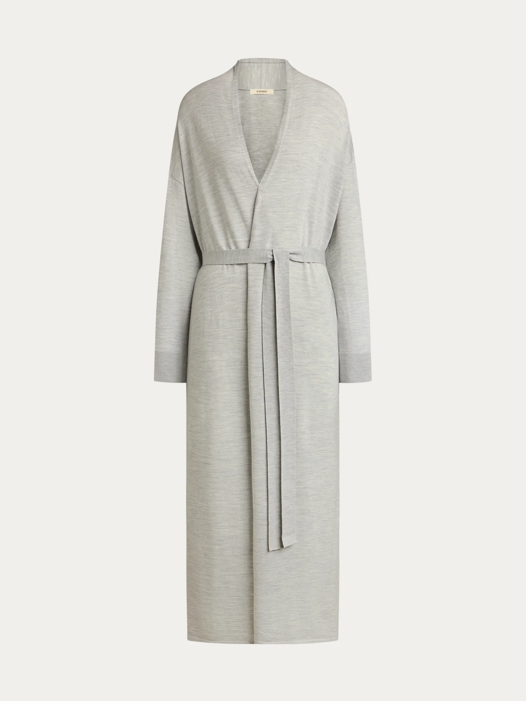 Merino-silk long cardigan - Image 7