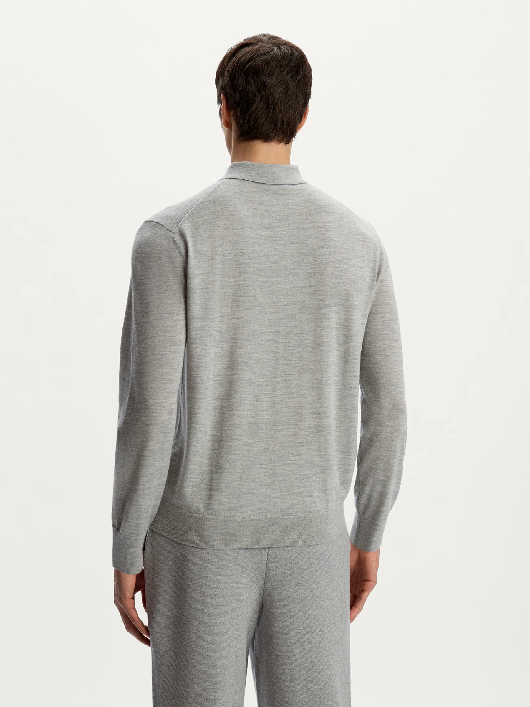 Merino-silk polo jumper - Image 5