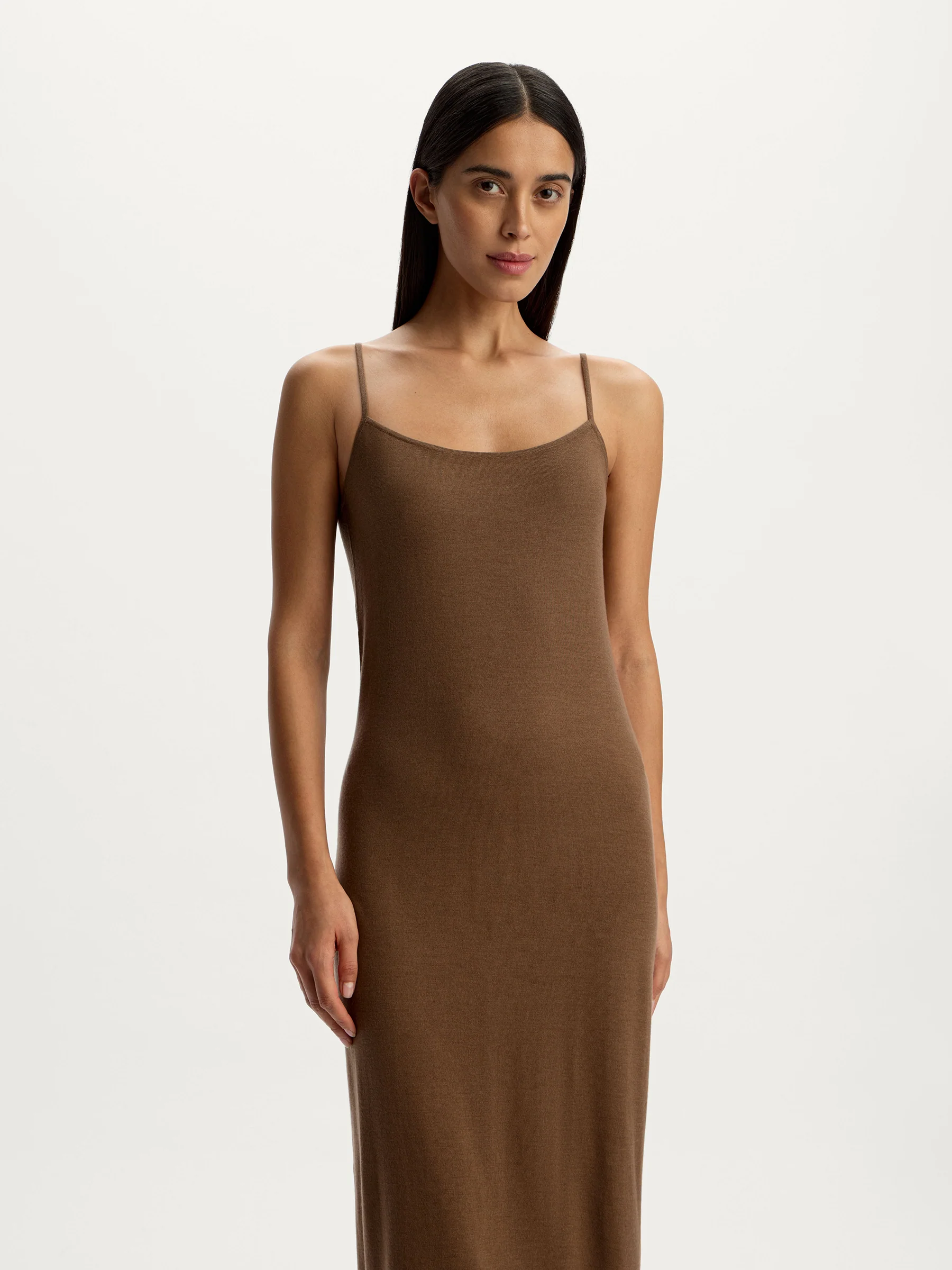 Merino-silk slip dress - Image 3