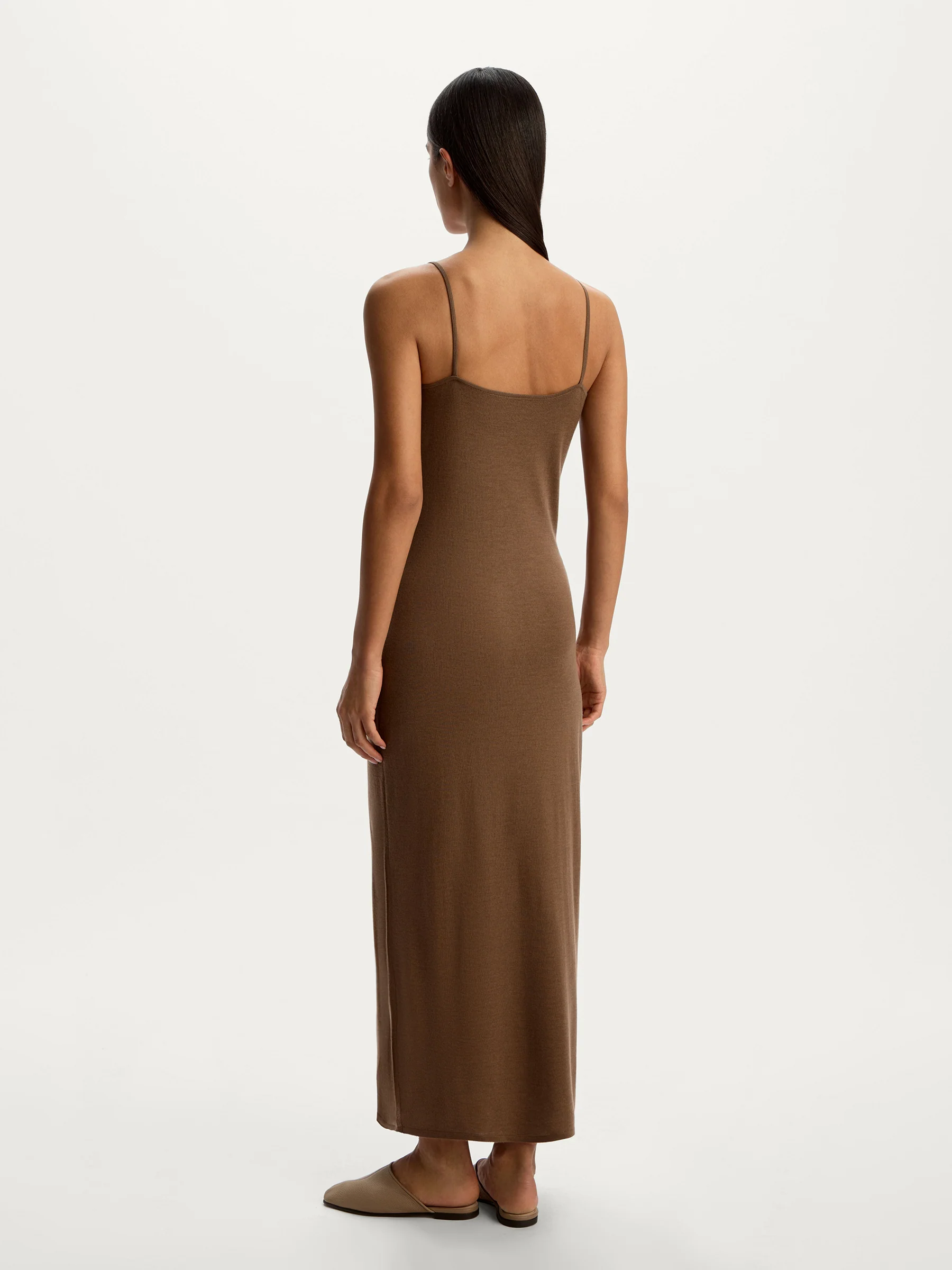 Merino-silk slip dress - Image 6