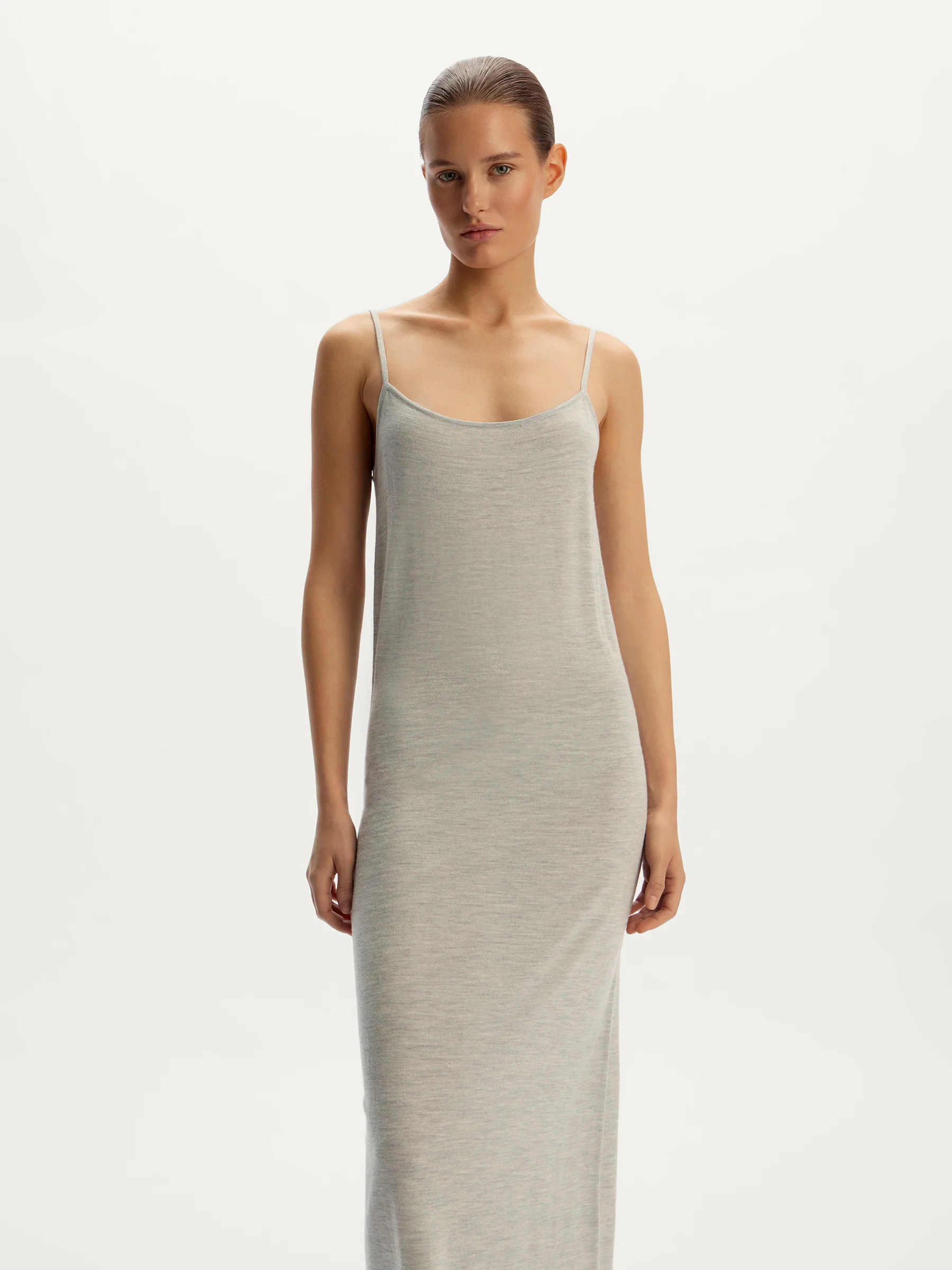 Merino-silk slip dress - Image 2