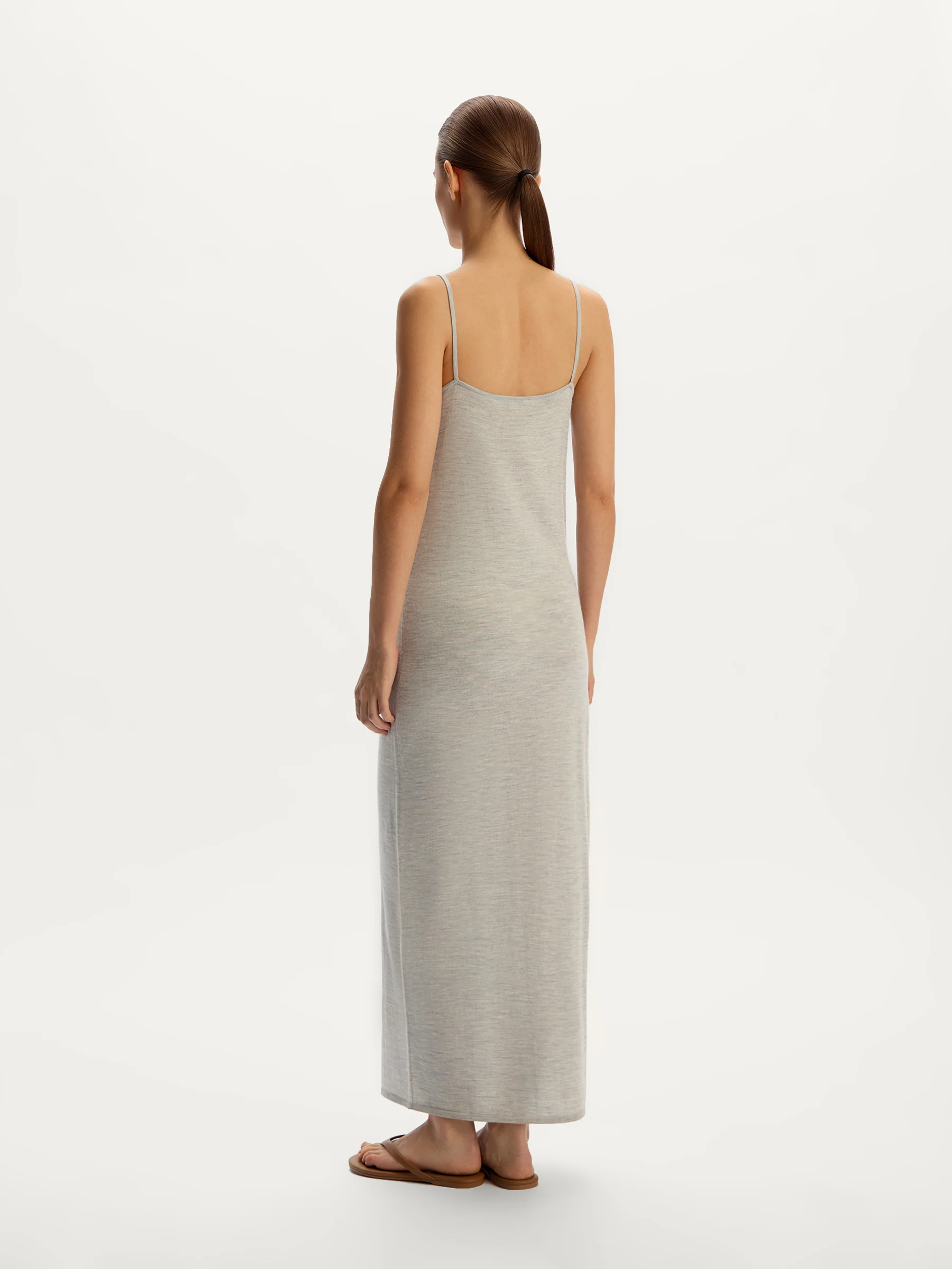 Merino-silk slip dress - Image 6