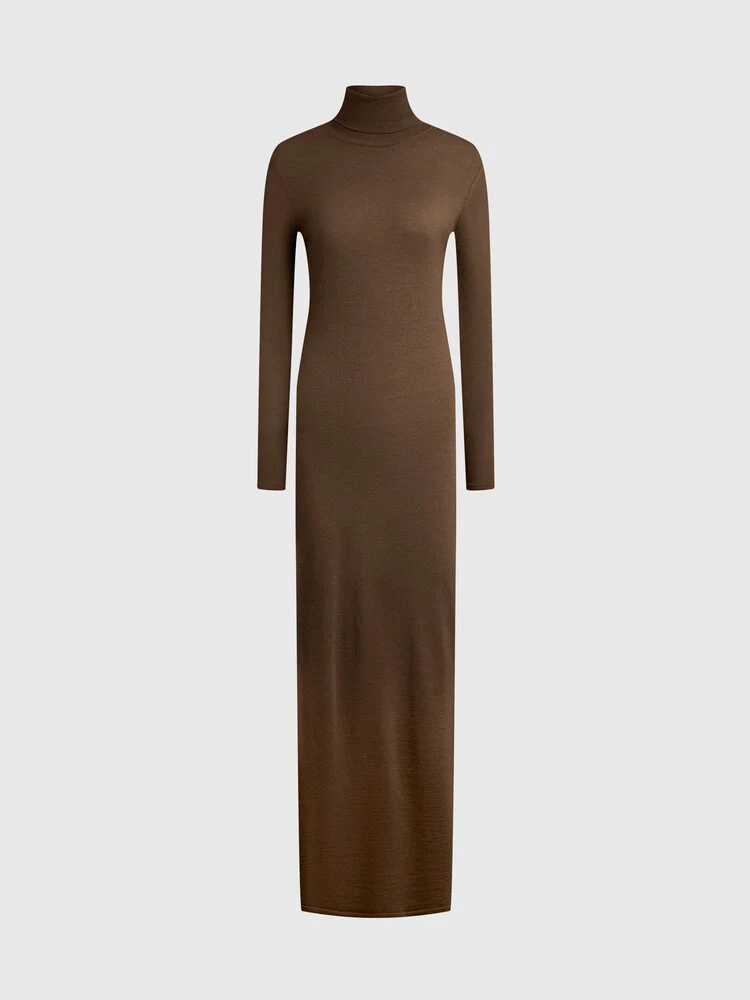 Merino turtleneck dress - Image 6