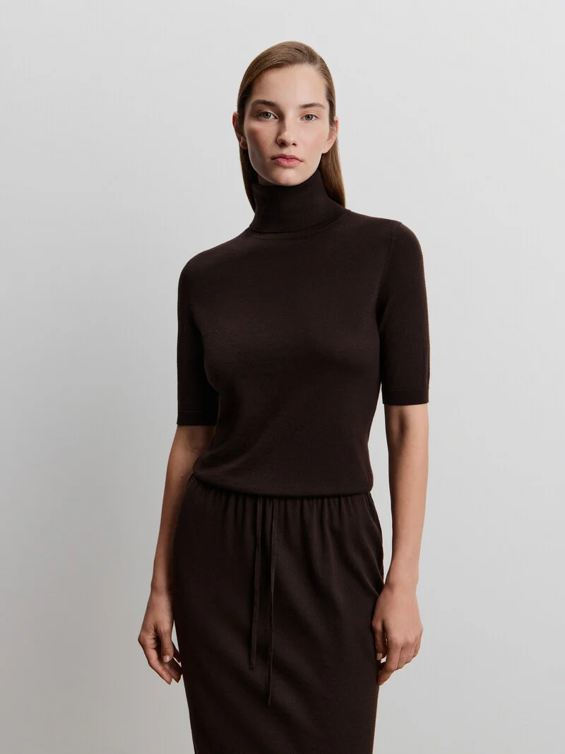 Merino turtleneck top