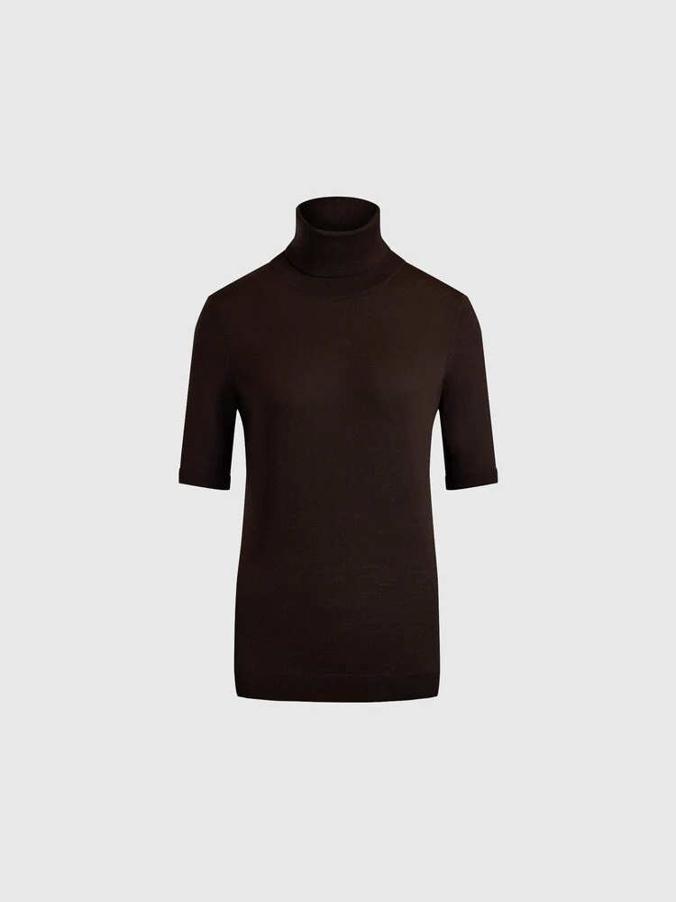 Merino turtleneck top - Image 6