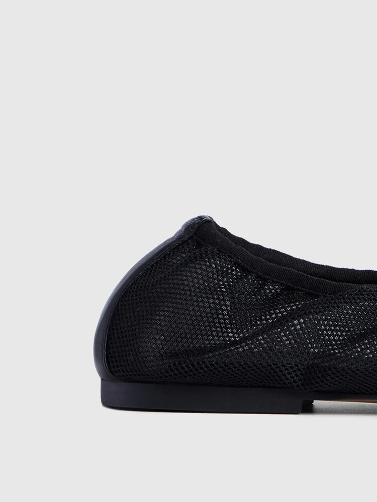 Mesh ballerina flats - Image 6