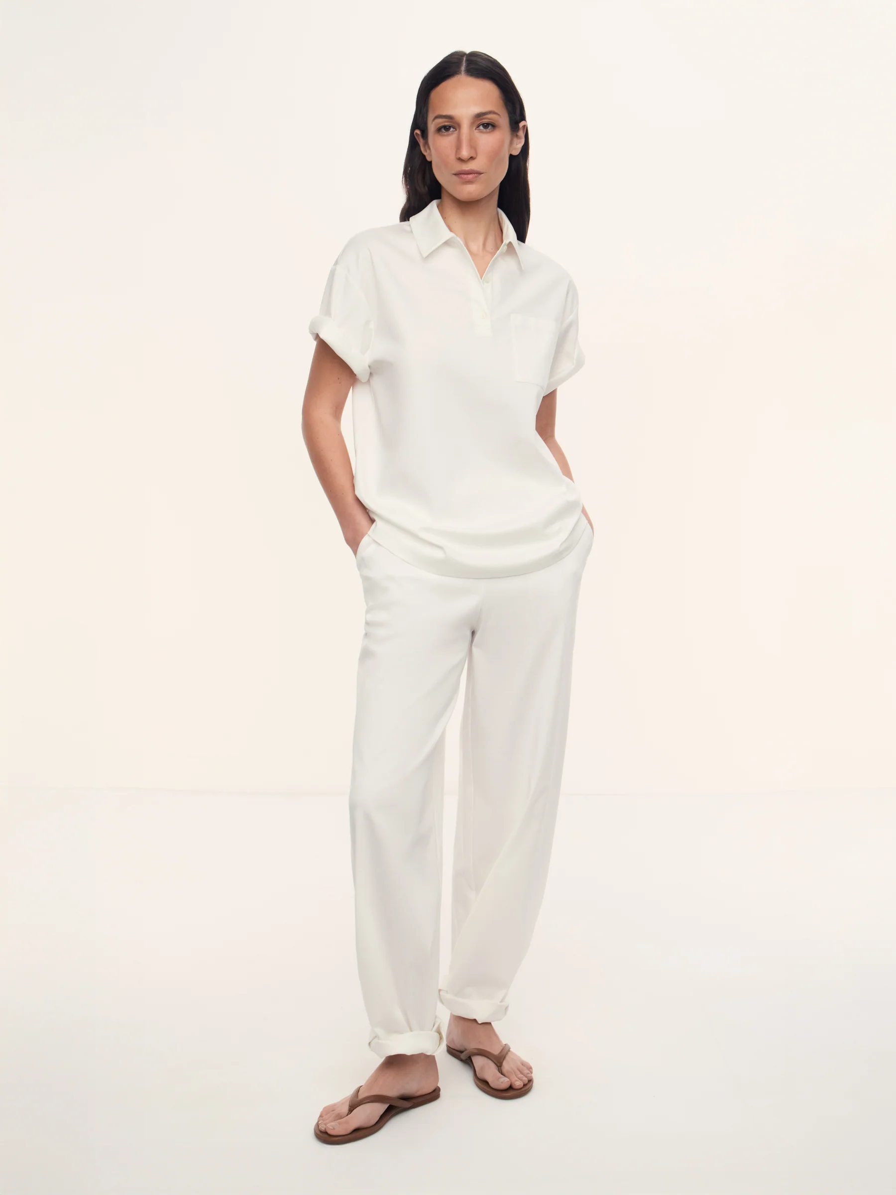 Mica mercerised cotton polo - Image 2