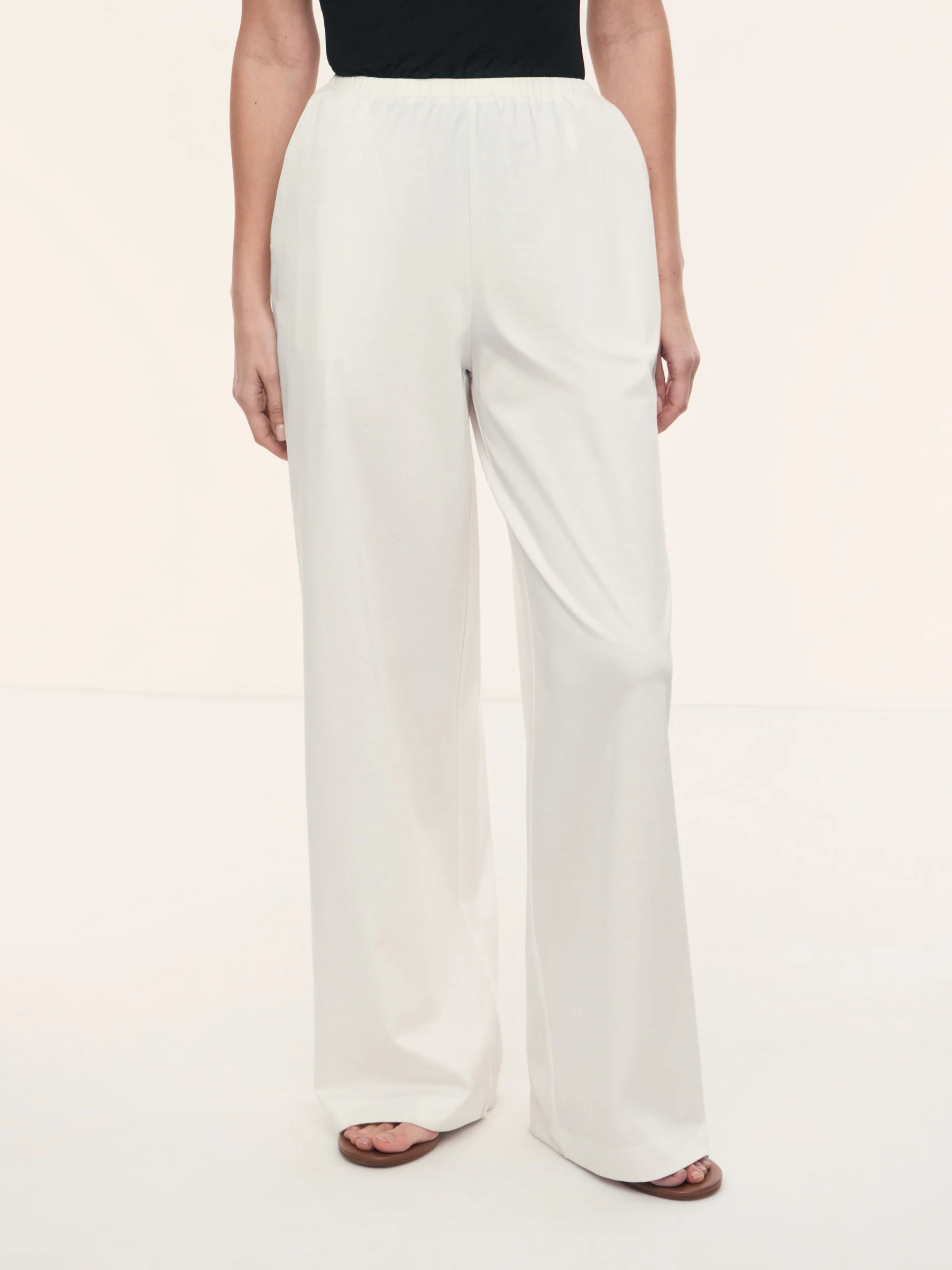 Mica mercerised cotton trousers - Image 3