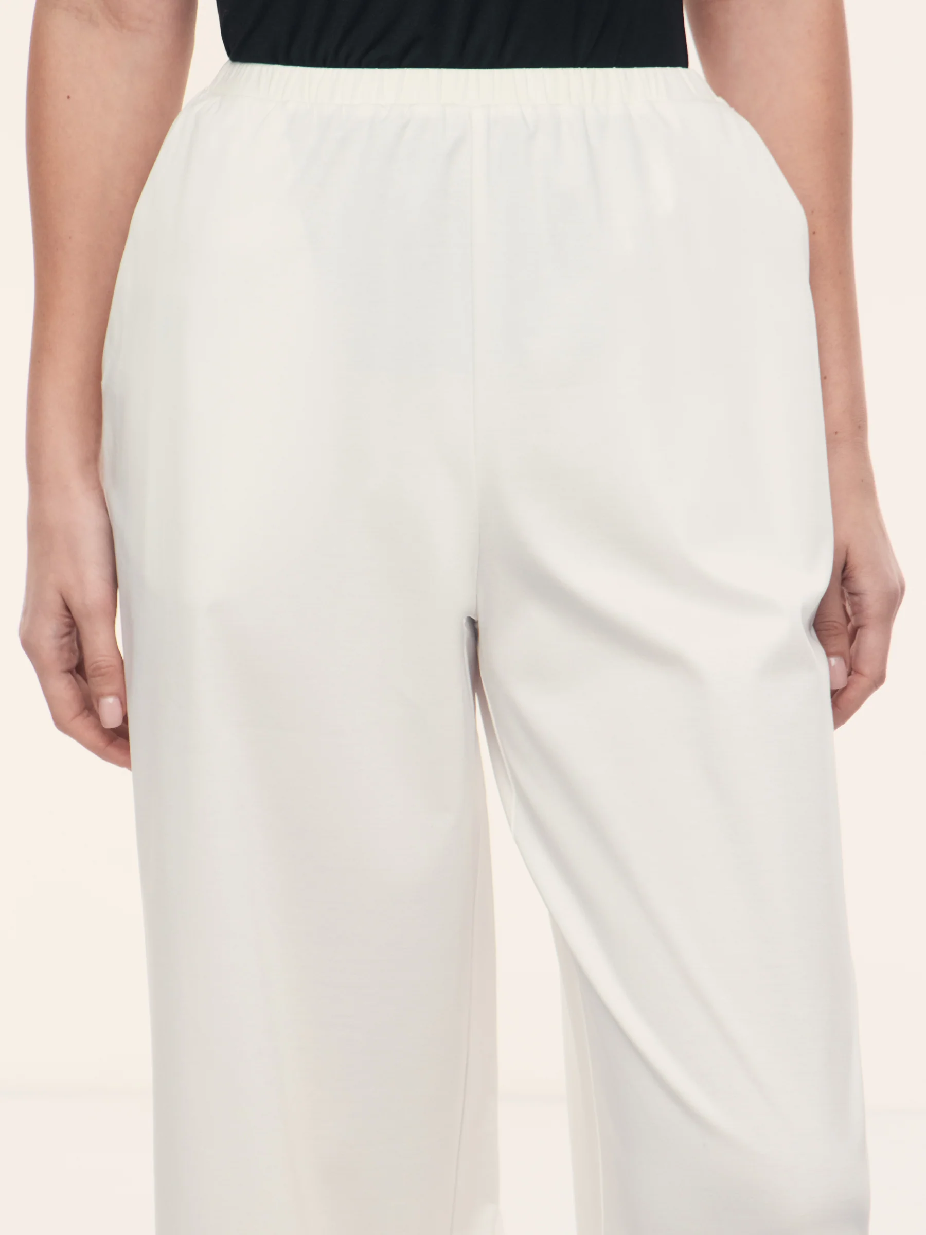 Mica mercerised cotton trousers - Image 4