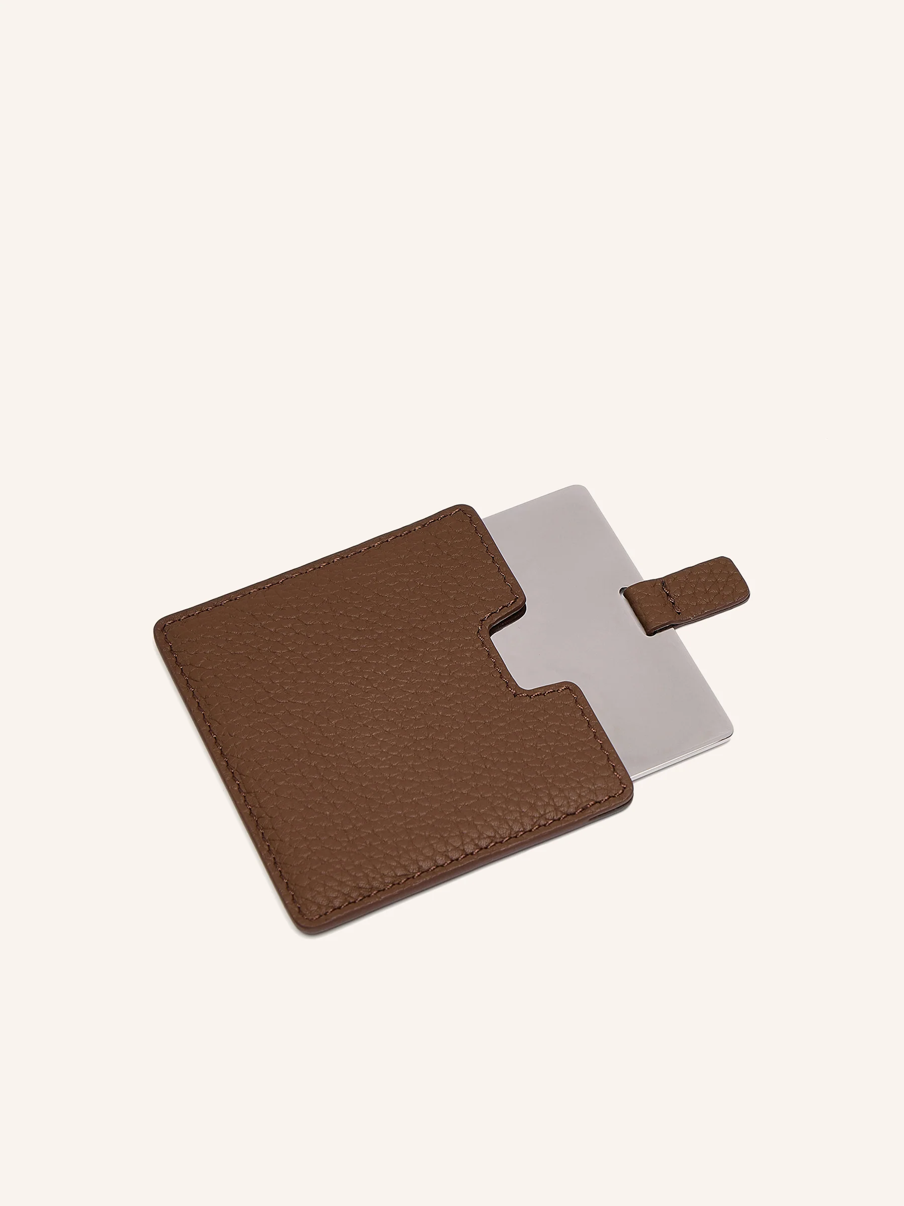 Mirror with leather case - Image 2