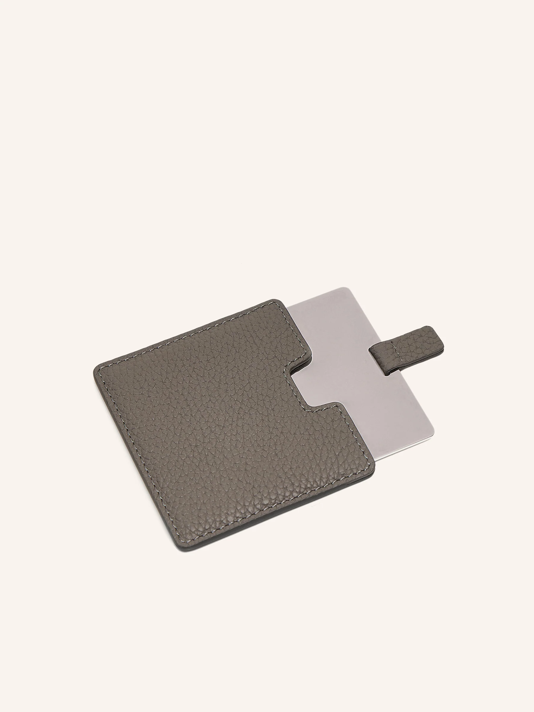 Mirror with leather case - Image 2