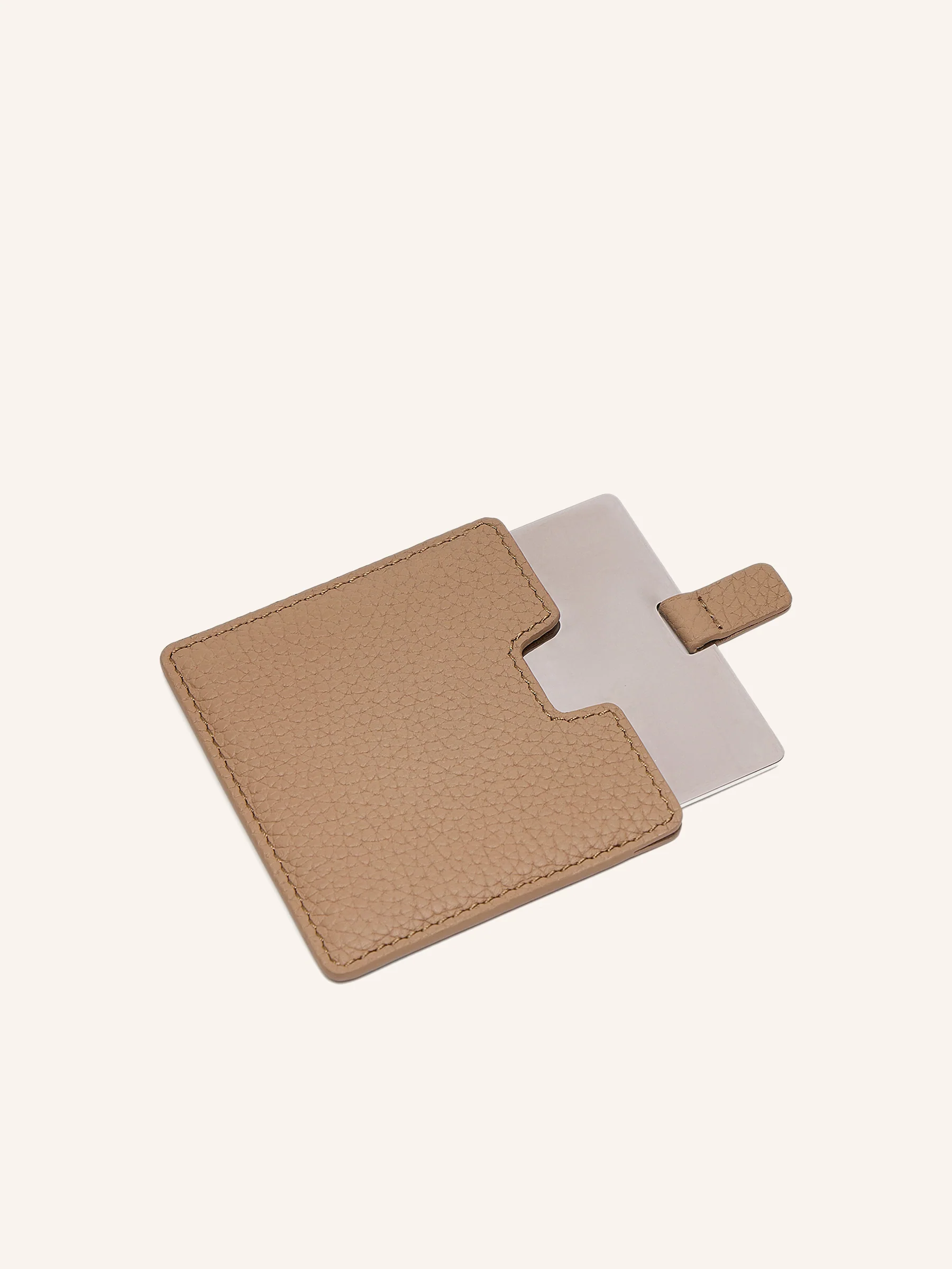 Mirror with leather case - Image 2