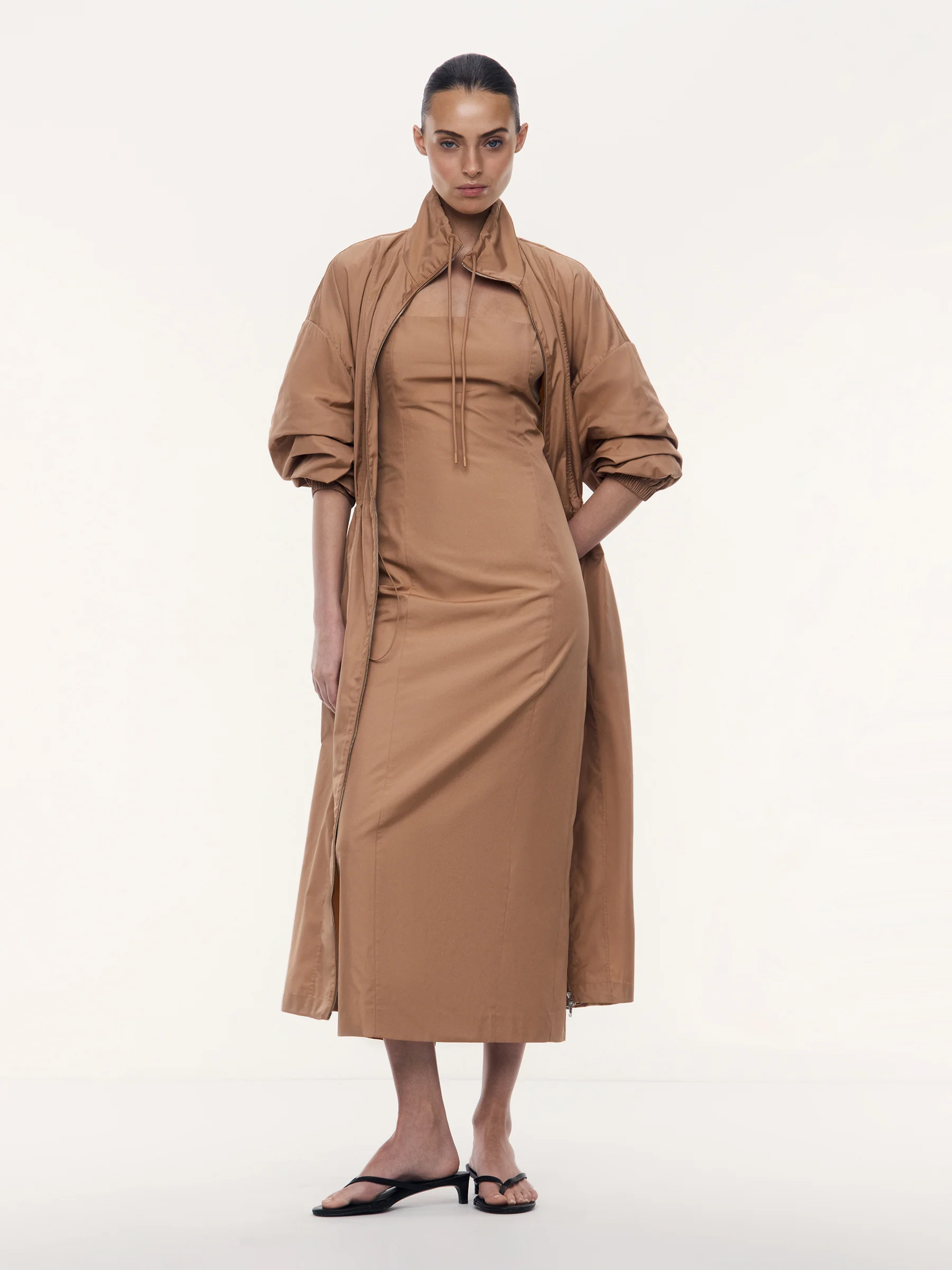 Monica taffeta dress