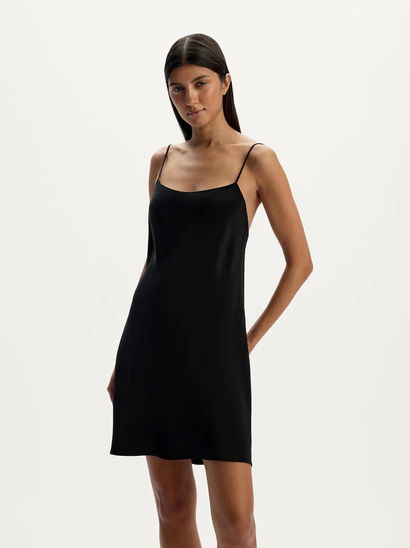 Mulberry silk mini dress - Image 2